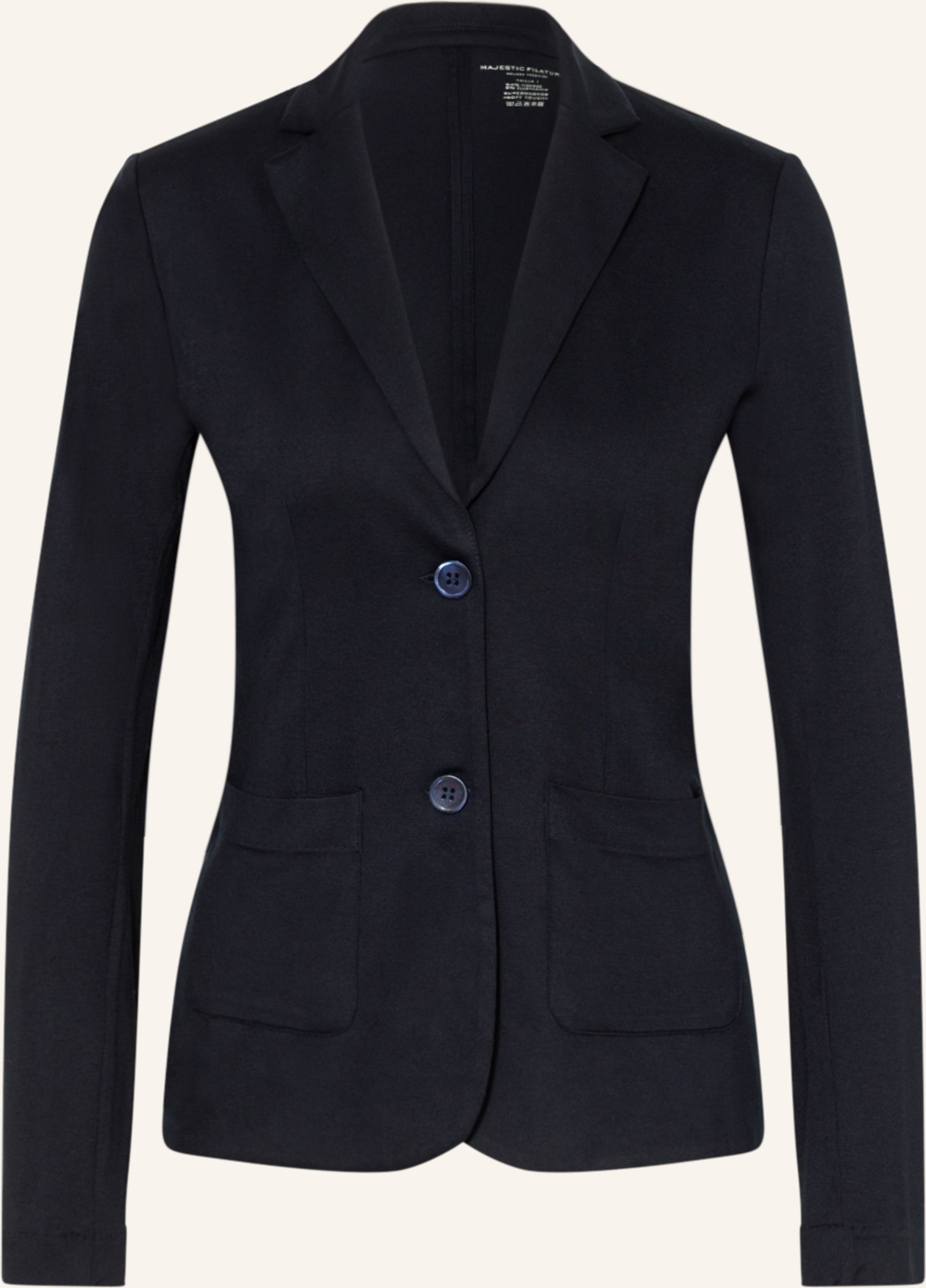 Majestic Filatures Jerseyblazer blau