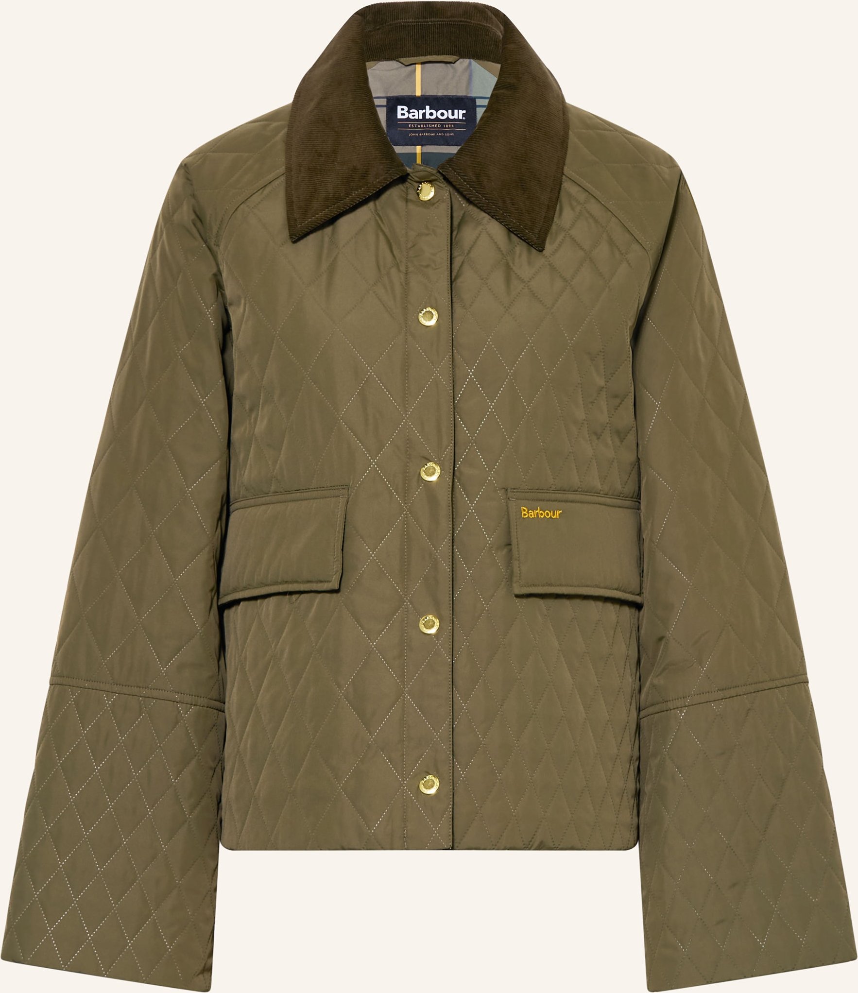 Barbour Steppjacke Kirby gruen