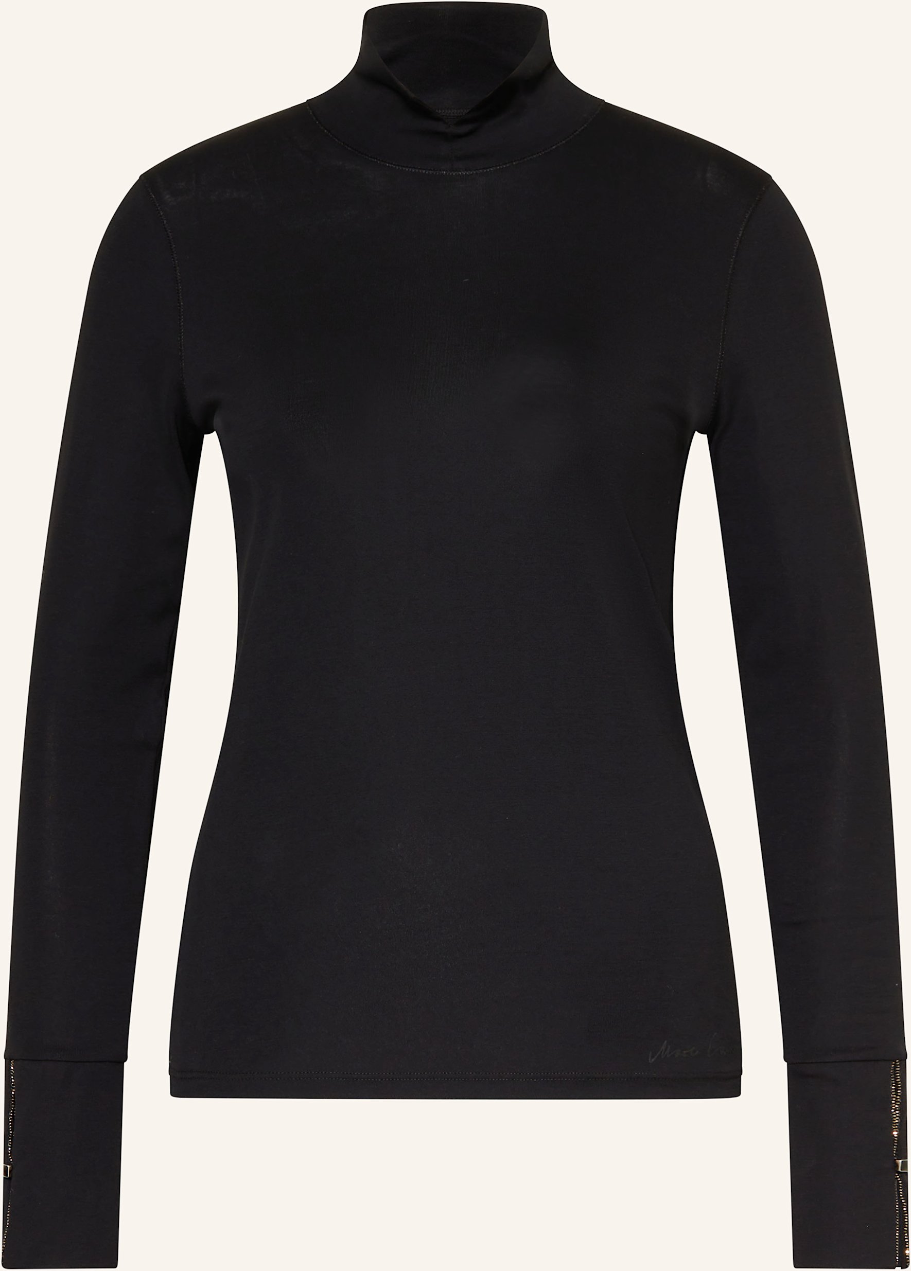Marc Cain Longsleeve Mit Schmucksteinen schwarz