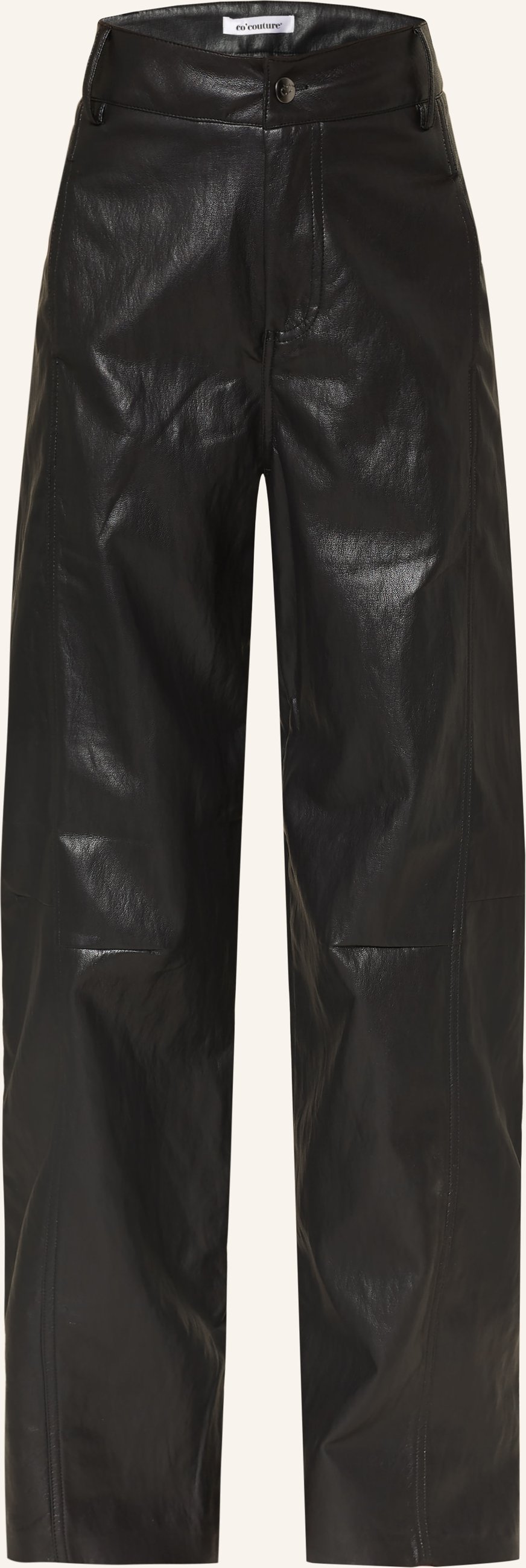 Co'couture Hose Gittcc In Lederoptik schwarz
