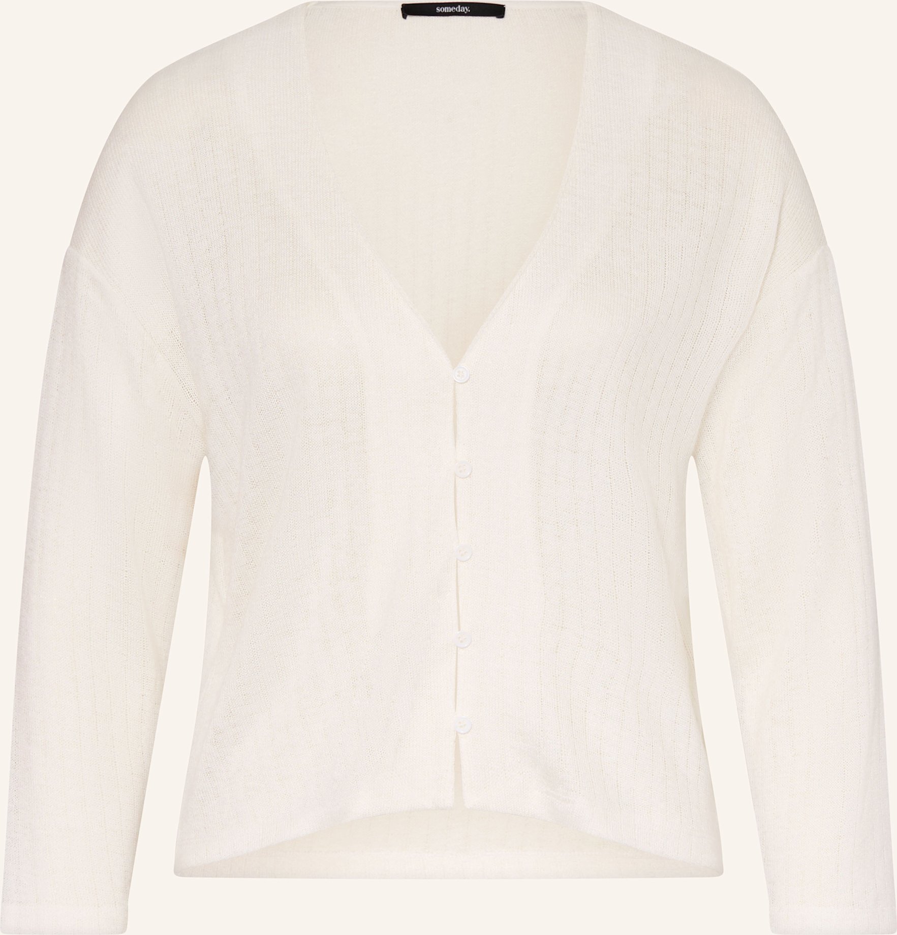 Someday Strickjacke Kemarta weiss
