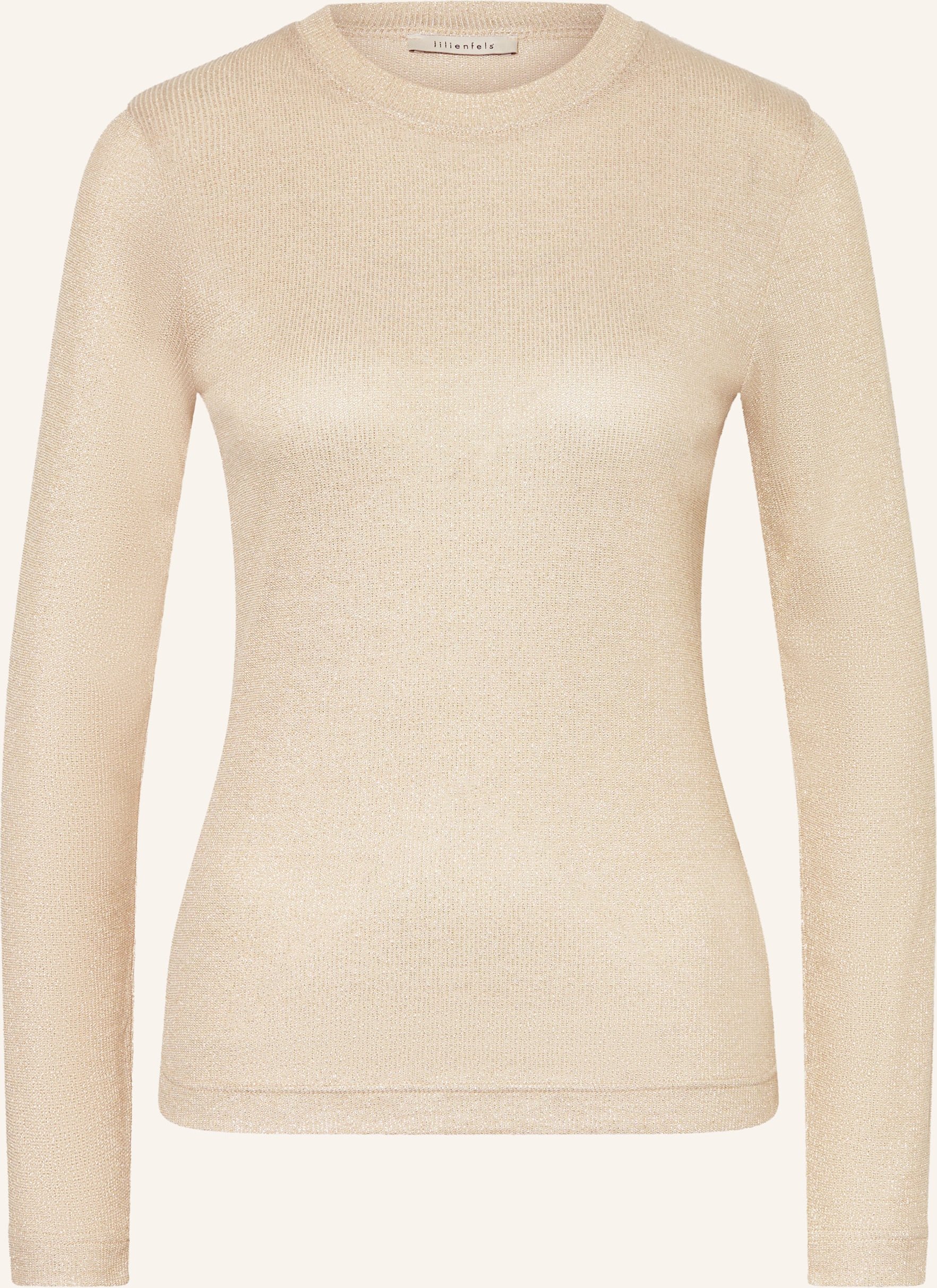 Lilienfels Longsleeve Mit Glitzergarn gold