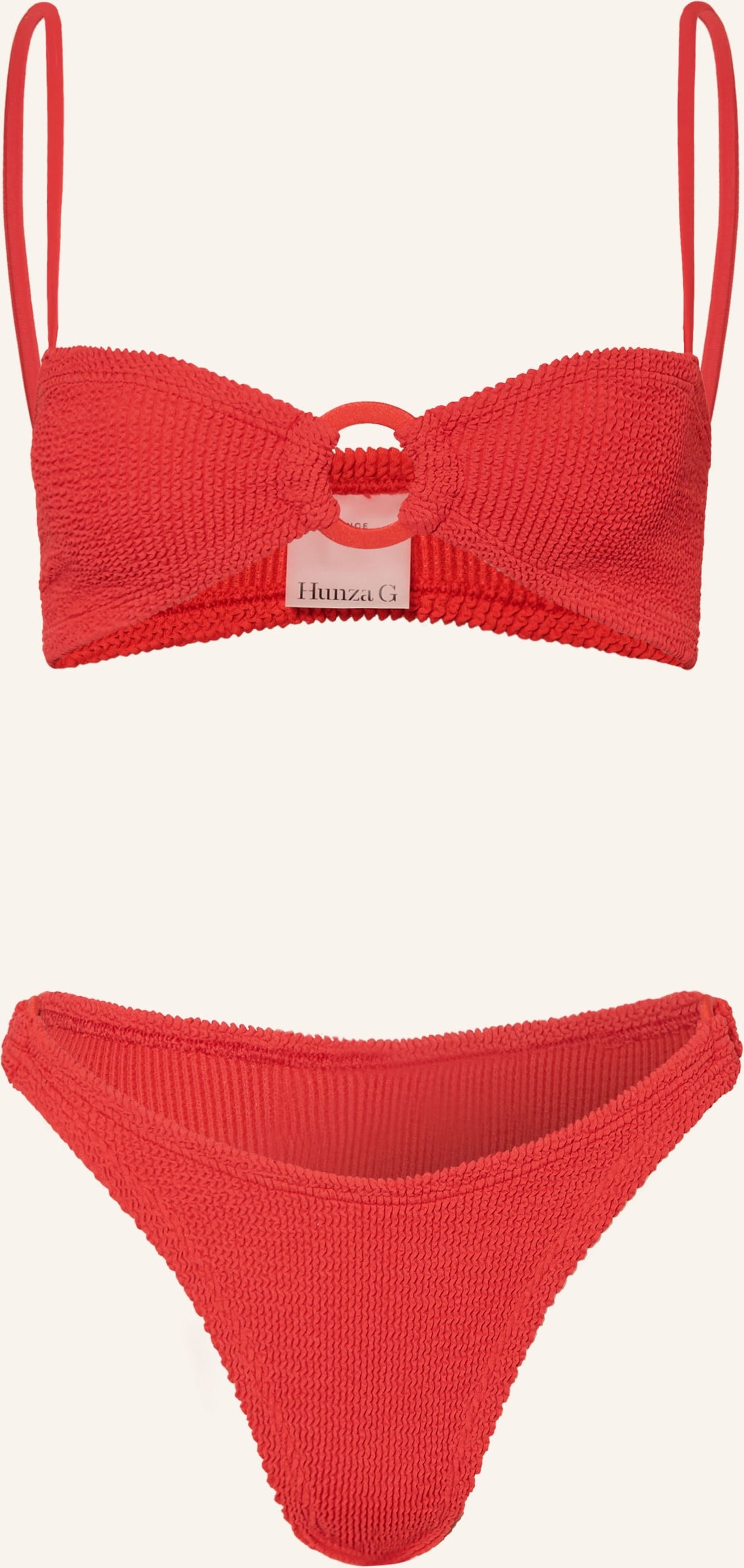 Hunza G Bustier-Bikini Misty rot
