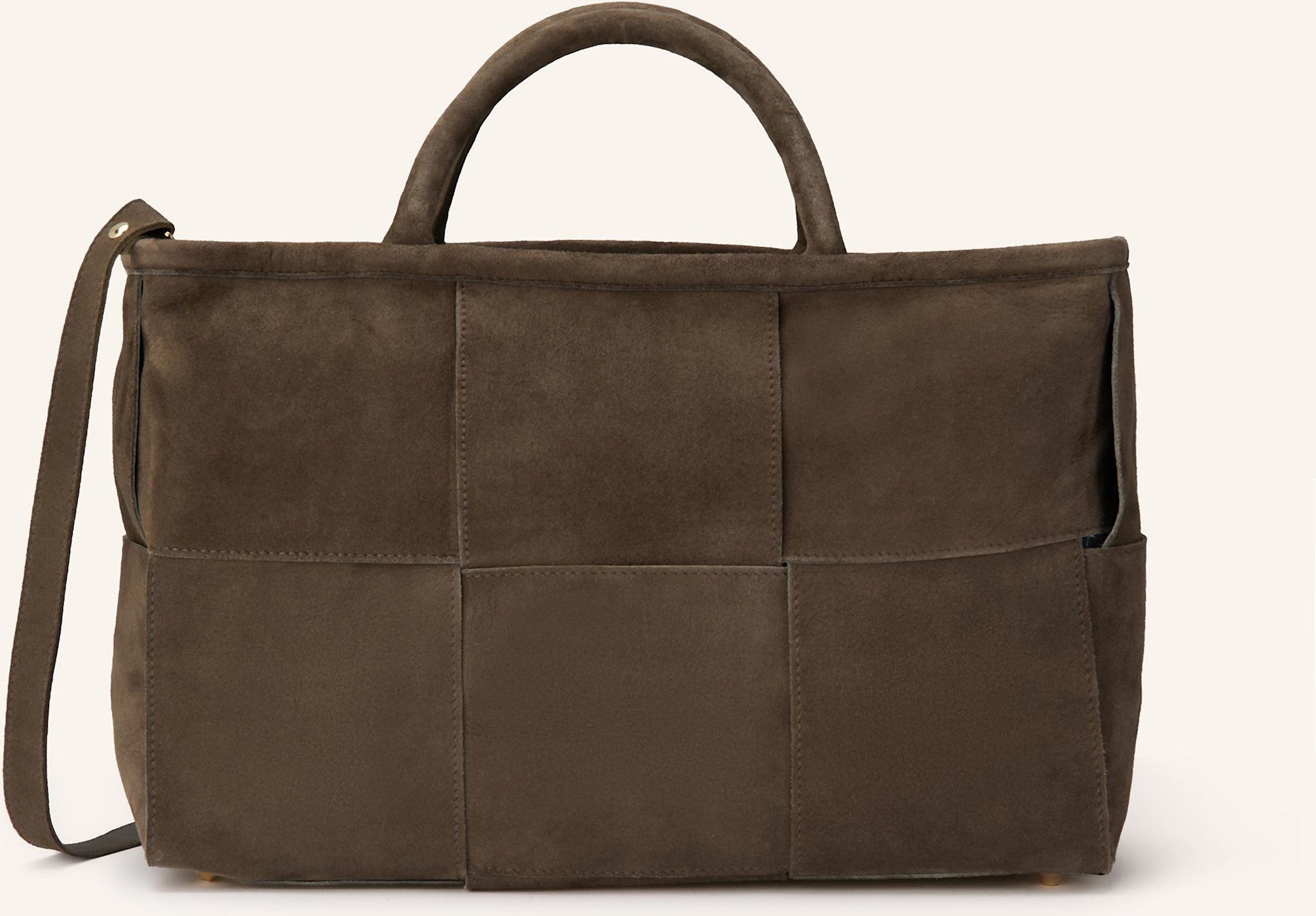 Thumbnail - Viamailbag Handtasche Demi Madras braun