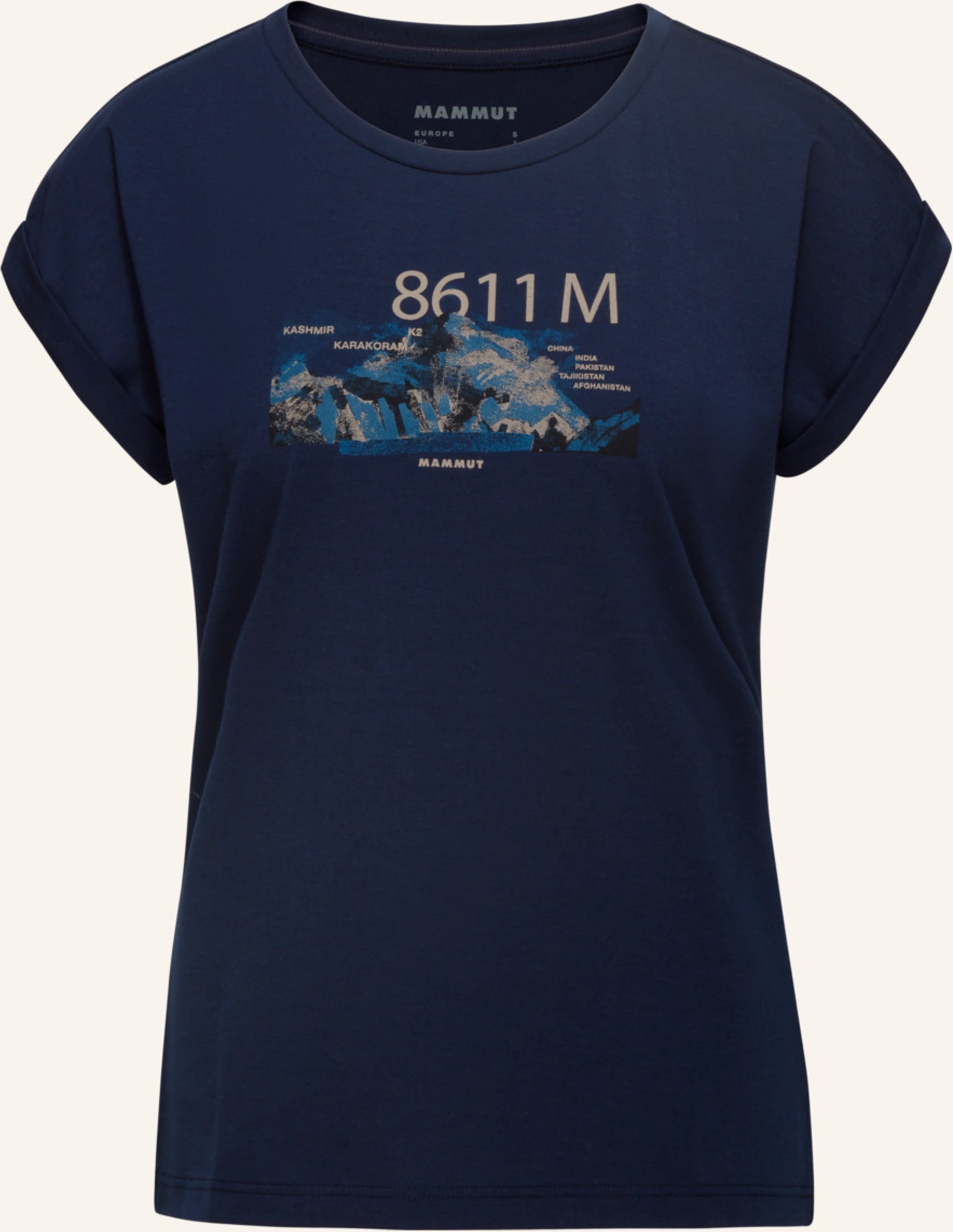 Mammut T-Shirt Mountain 8611 blau