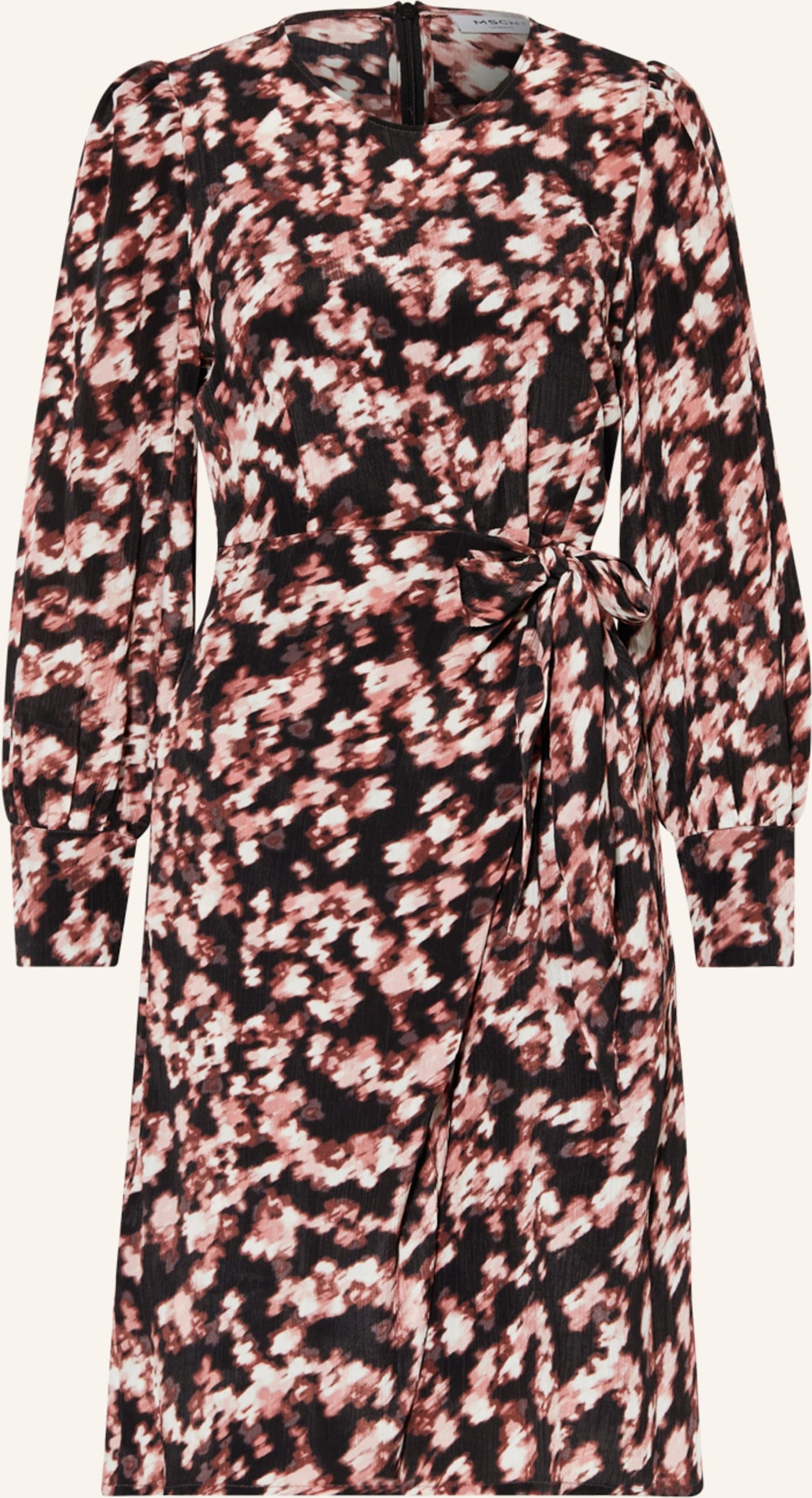 Msch Copenhagen Kleid Mschbellamaya Rhian In Wickeloptik schwarz