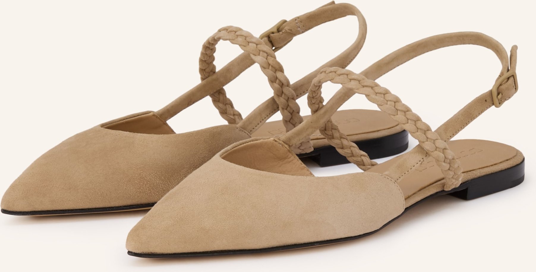 Pomme D'or Slingballerinas Ingrid beige