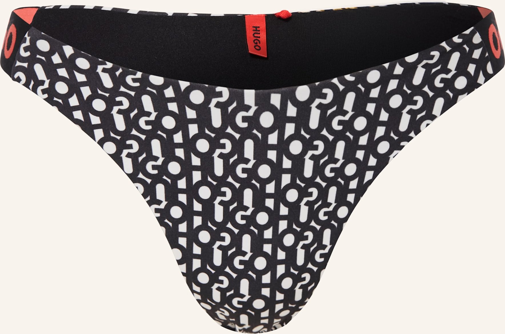 Hugo Brazilian-Bikini-Hose Monogram weiss
