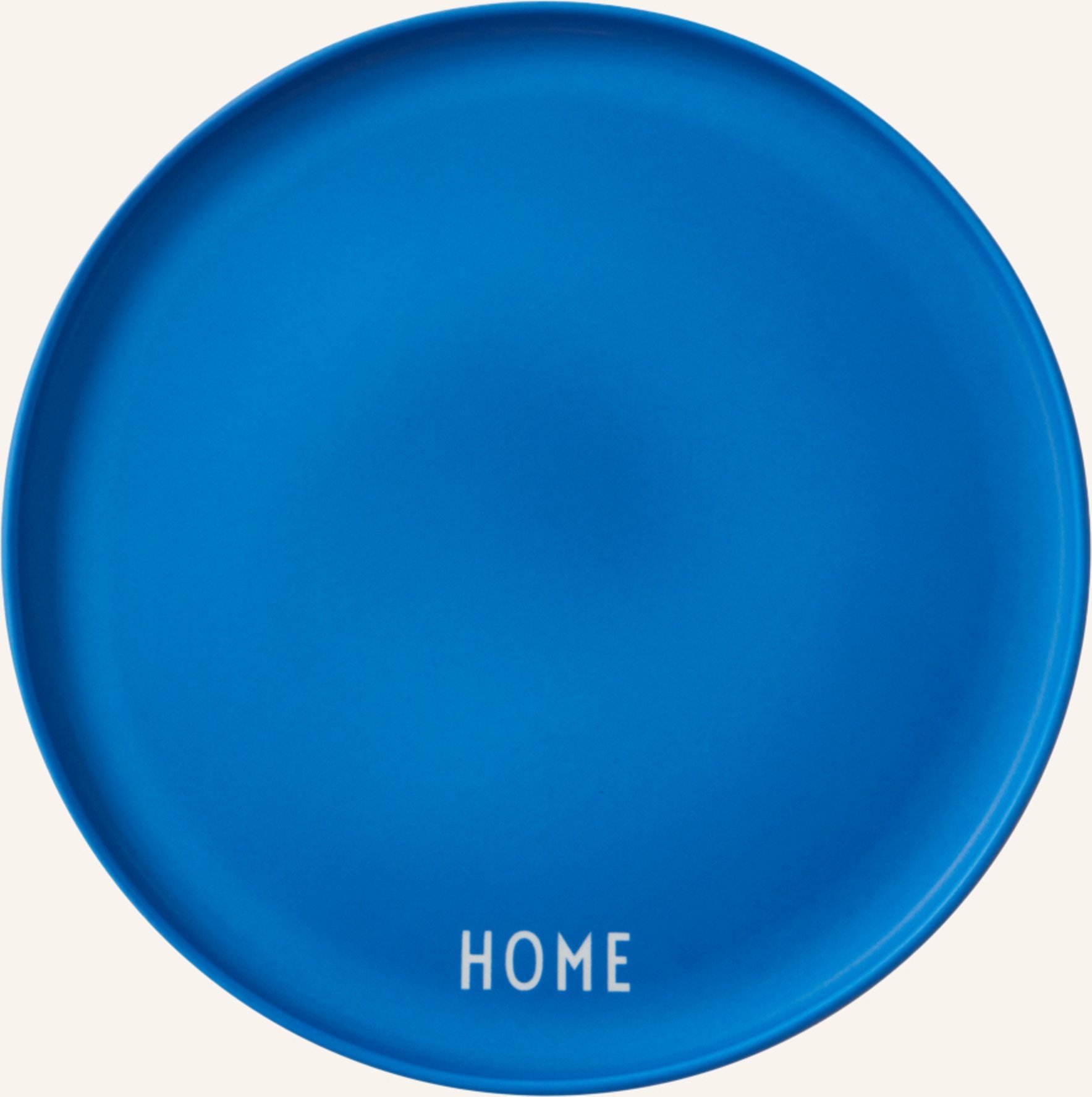 Design Letters Dessertteller blau