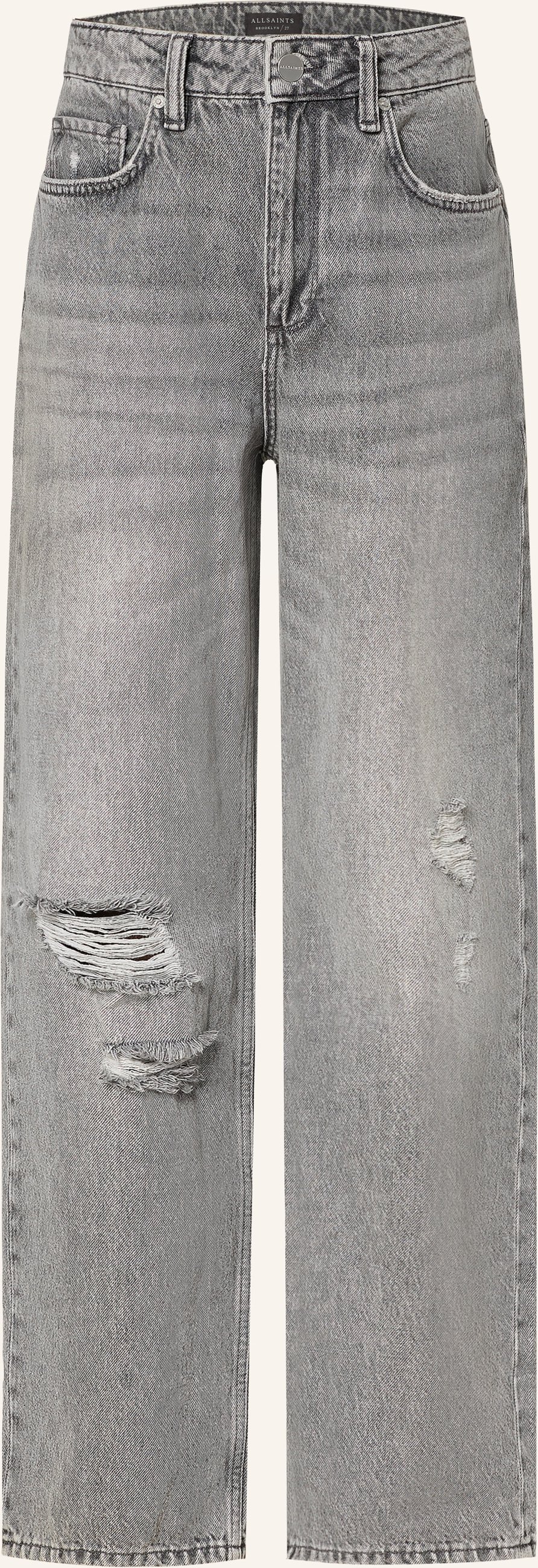 Allsaints Straight Jeans Brooklyn grau