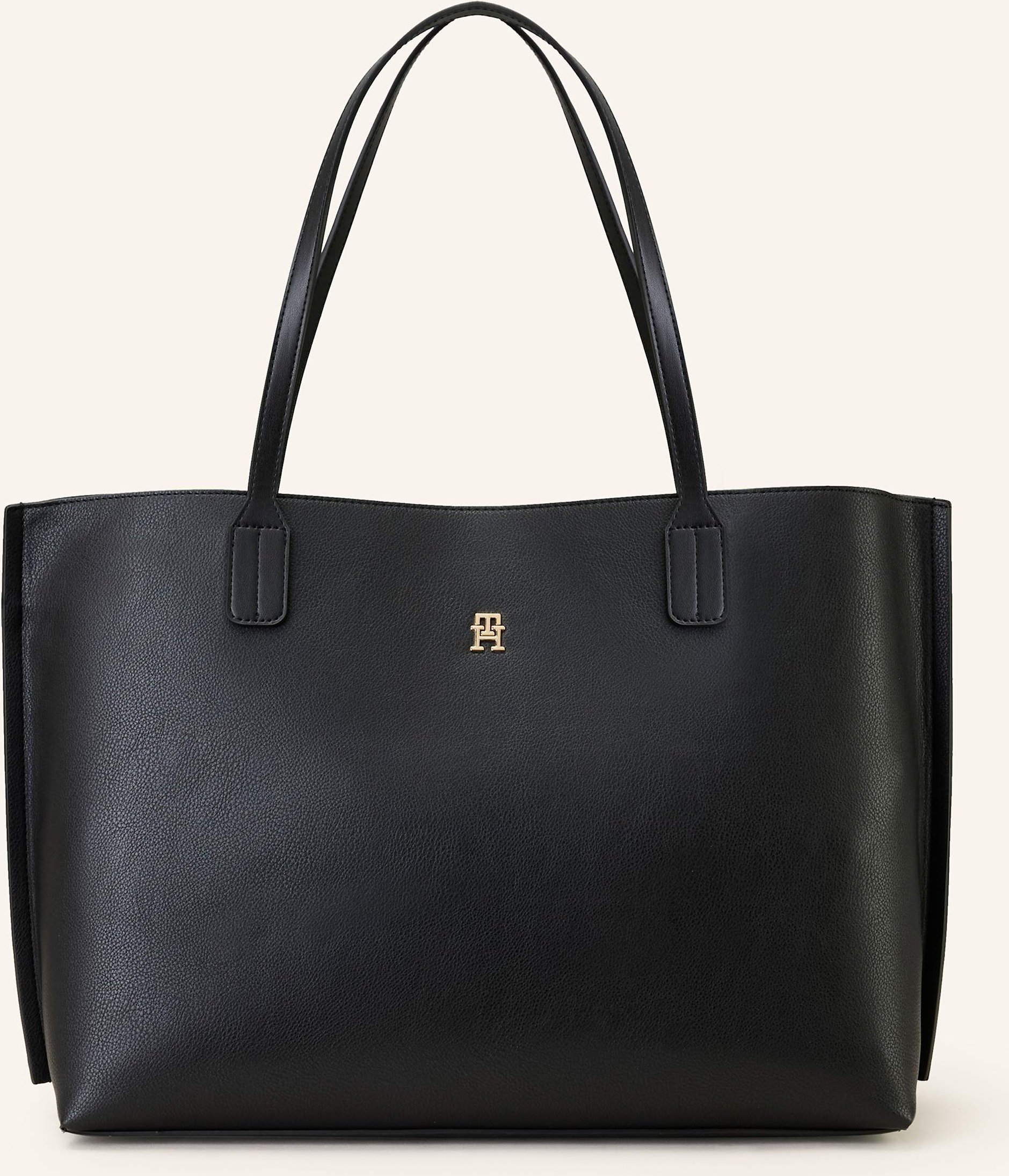 Tommy Hilfiger Shopper Distinct Mit Pouch schwarz