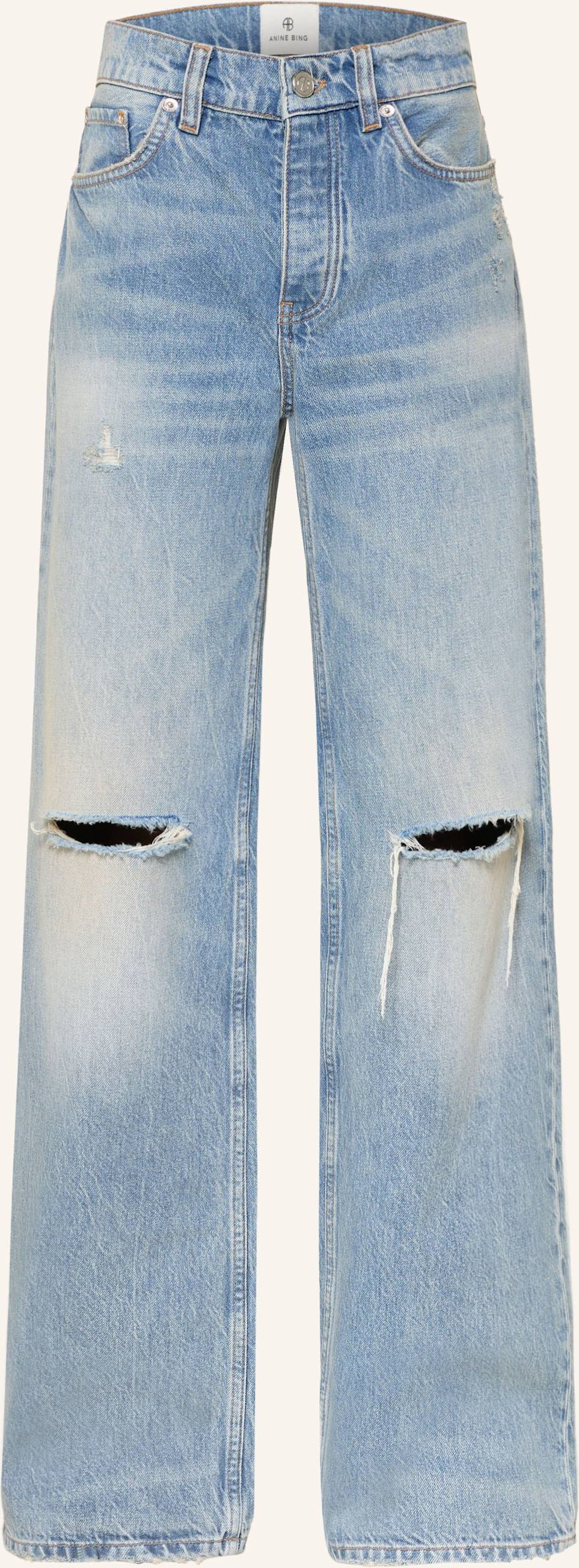 Anine Bing Straight Jeans Hugh blau