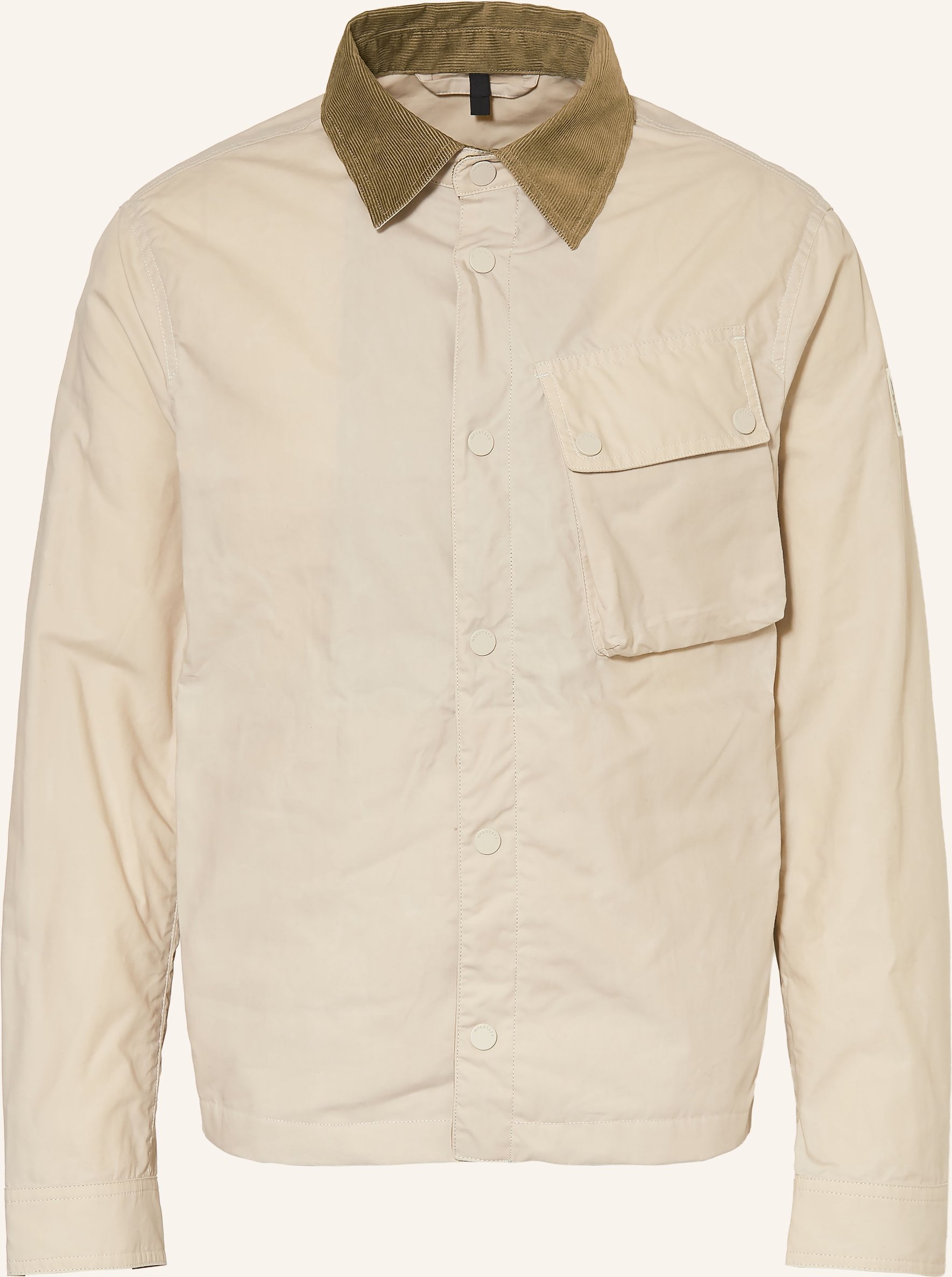 Belstaff Overjacket Im Materialmix beige