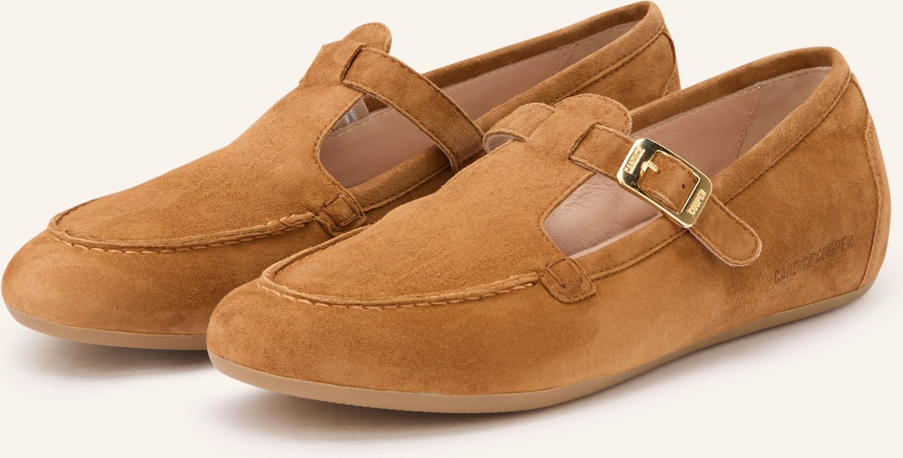 Candice Cooper Mary-Jane-Loafer Rock Mok braun