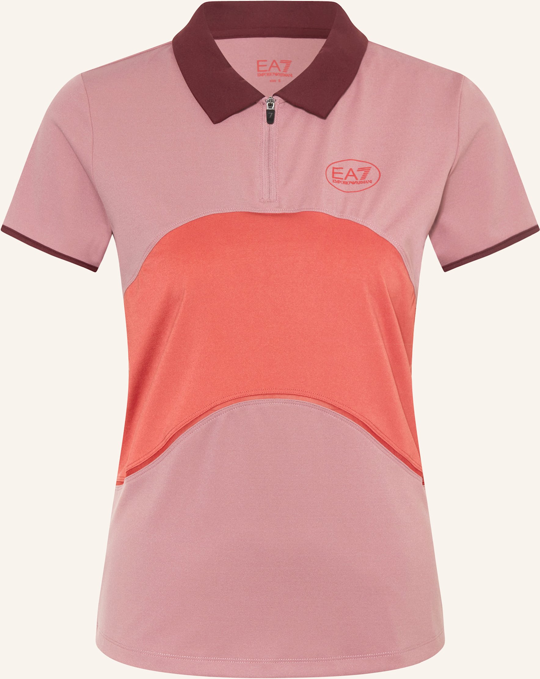 ea7 Emporio Armani Funktions-Poloshirt Tennis Pro rot