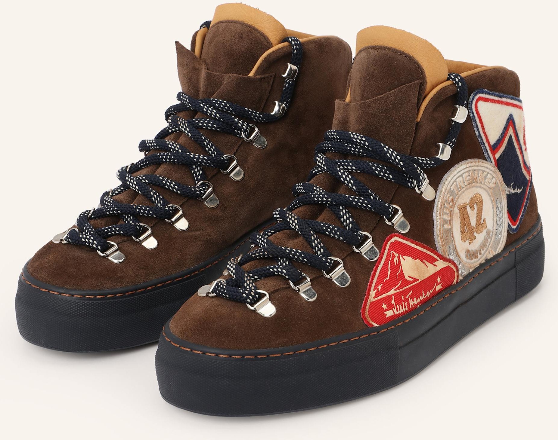 Luis Trenker Hightop-Sneaker Lupaul braun