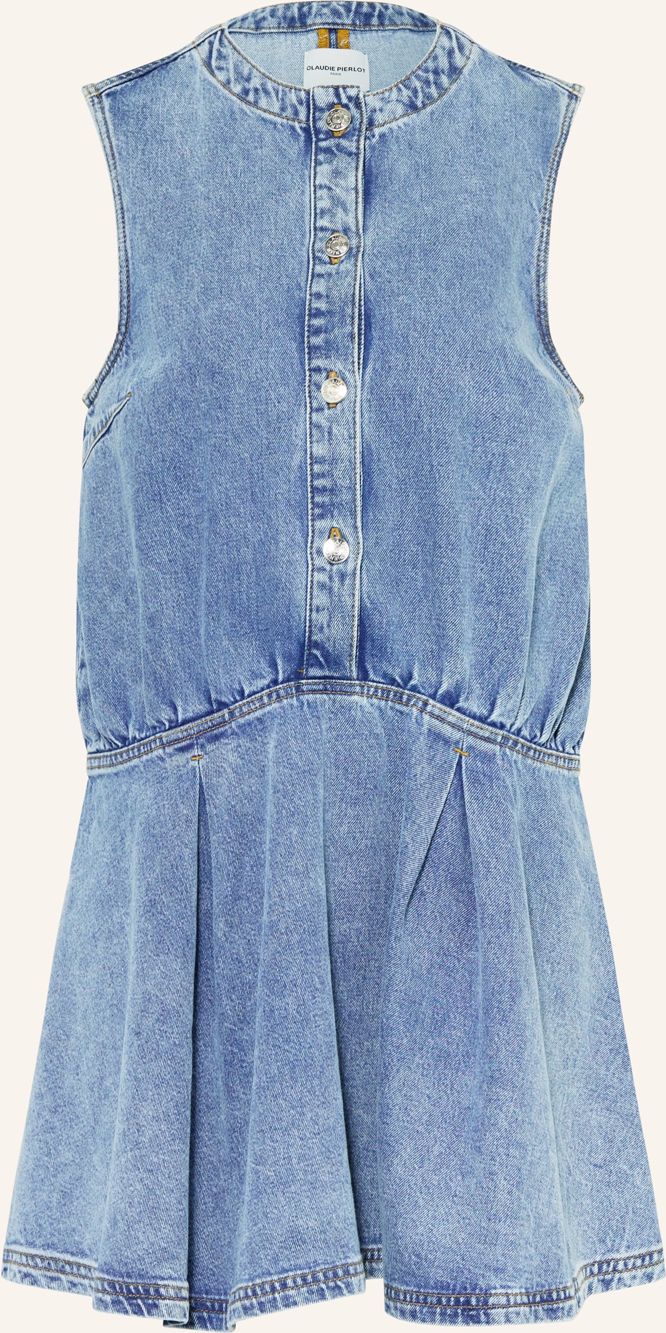 Claudie Pierlot Jeanskleid Rosamaria blau