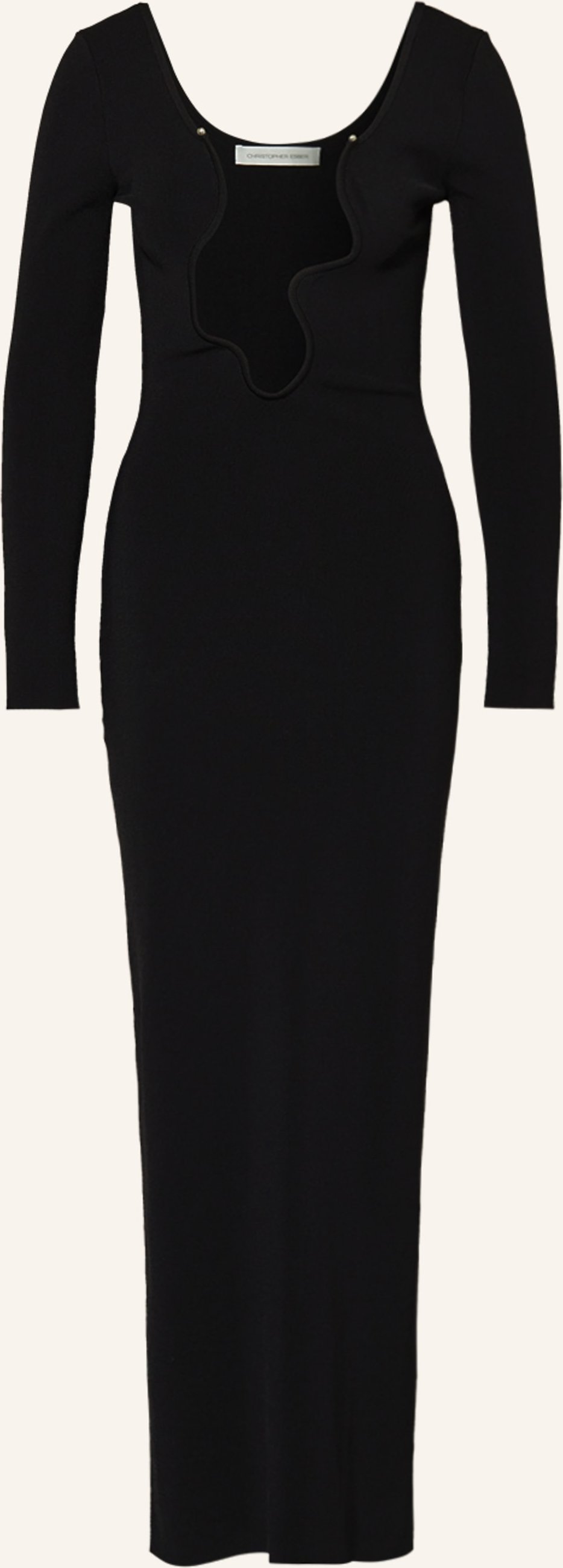 Christopher Esber Kleid Salacia schwarz