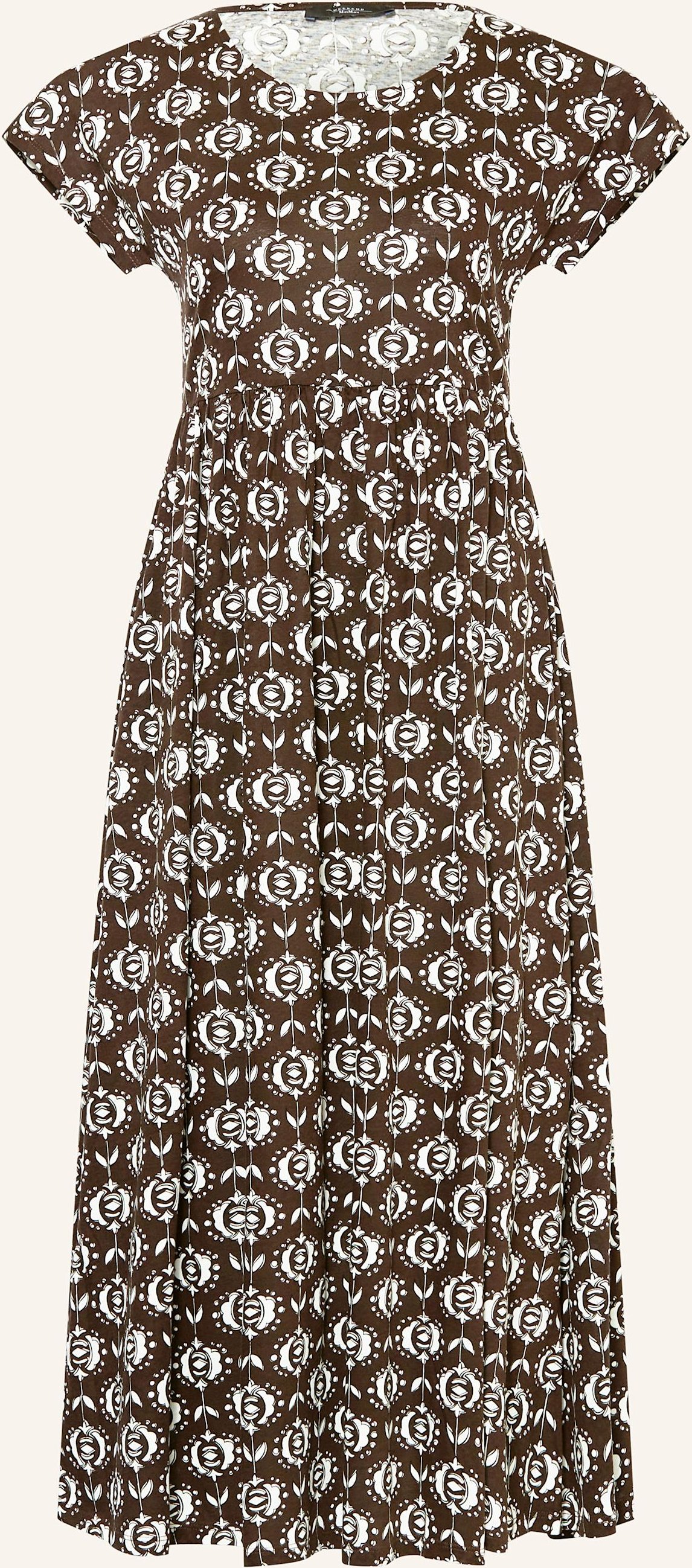 Thumbnail - Weekend Max Mara Jerseykleid Georg Mit Rüschen braun
