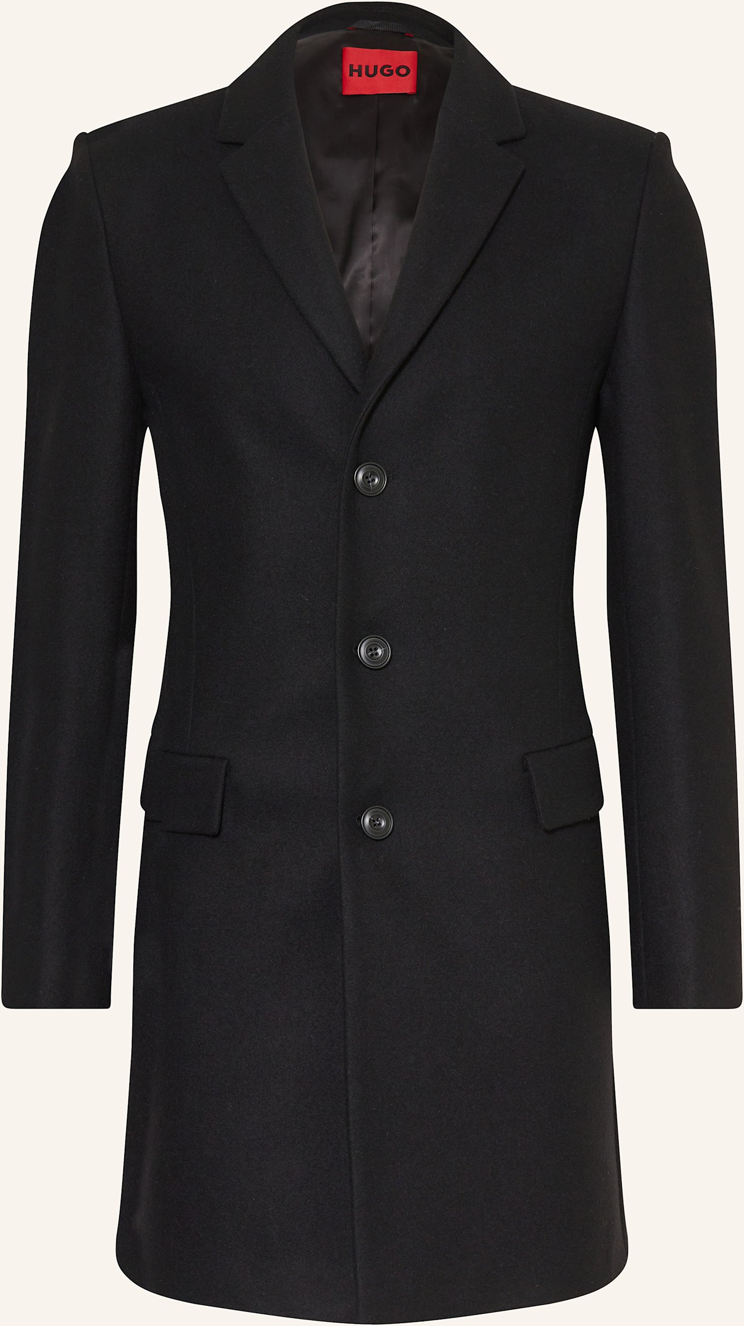 Hugo Wollmantel migor2541 schwarz