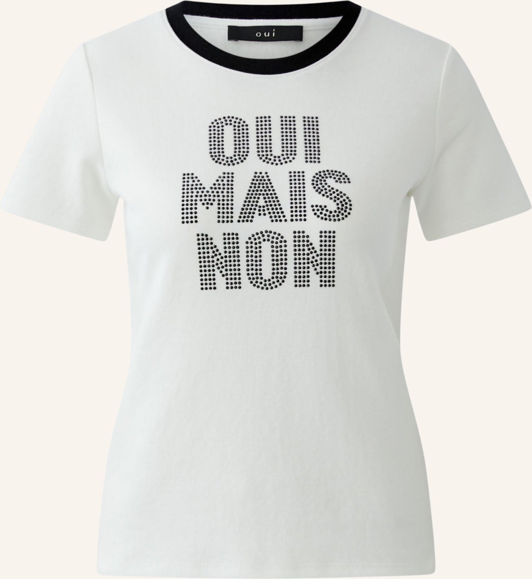 Oui T-Shirt weiss