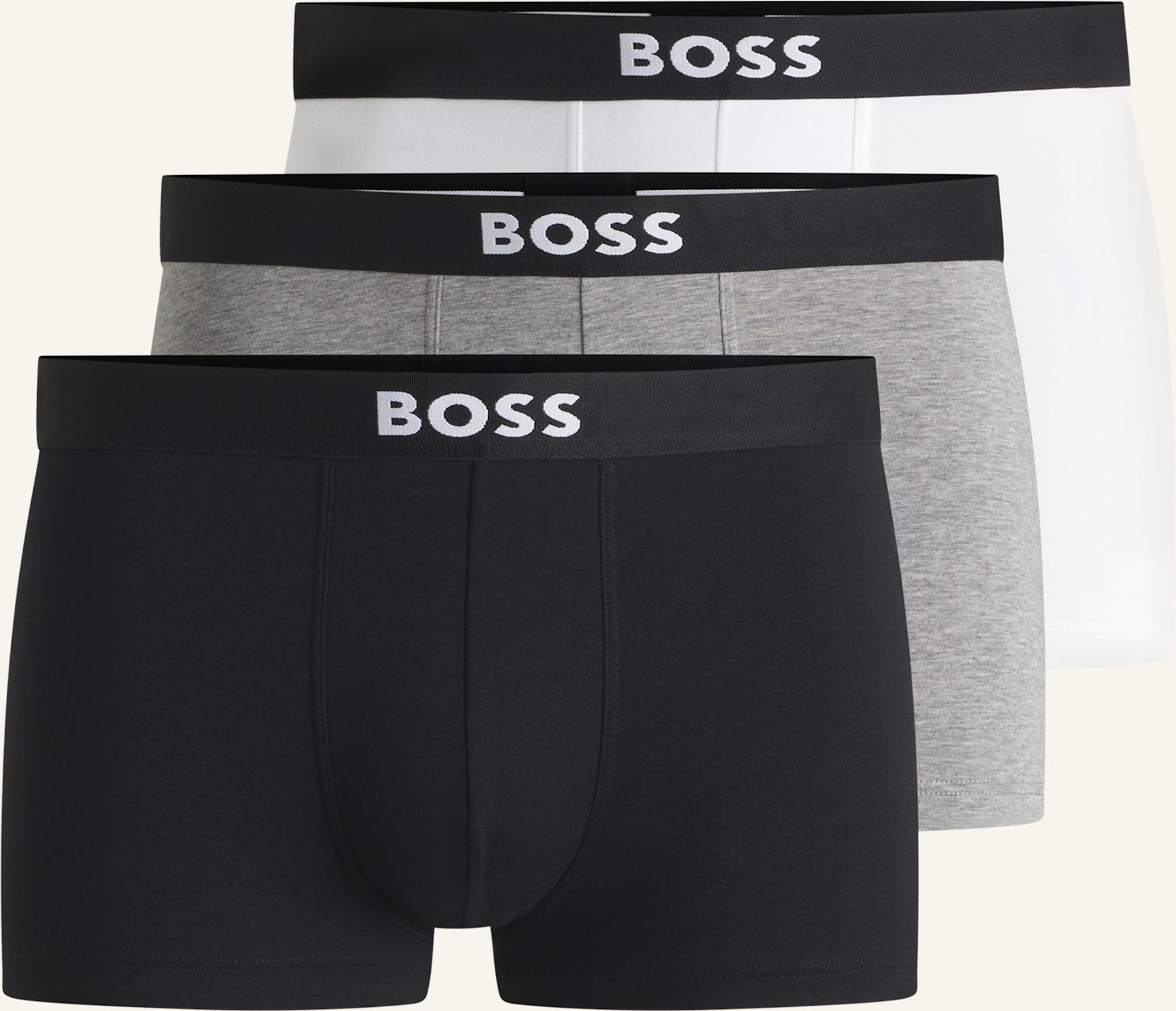 Boss 3er-Pack Boxershorts One weiss
