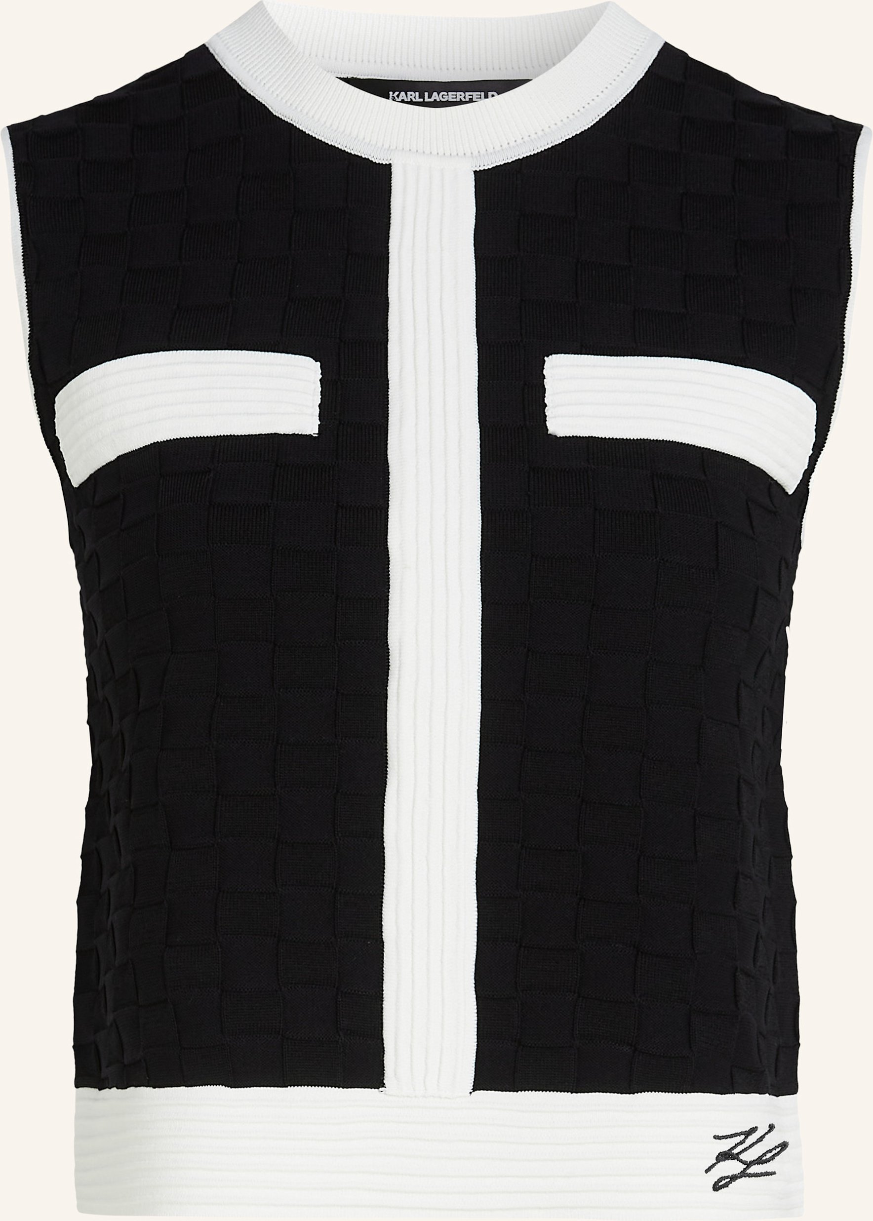 Karl Lagerfeld Top schwarz