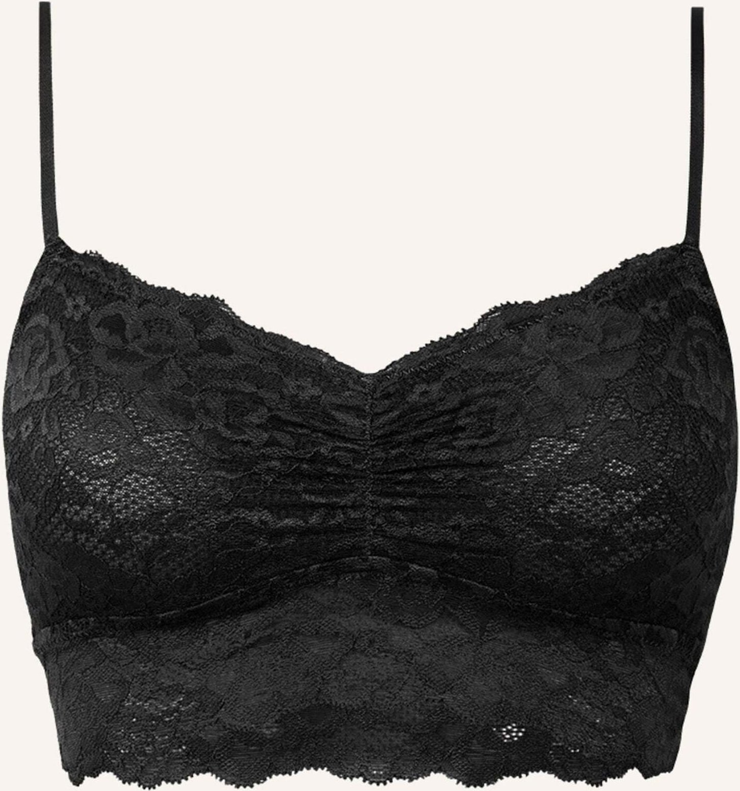 Snocks Spitzen-Bustier schwarz