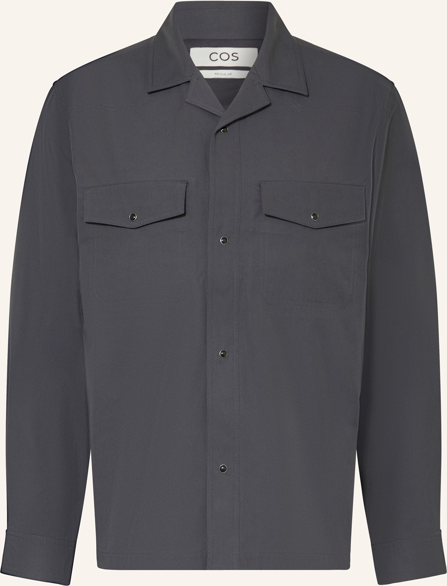 Cos Overshirt grau