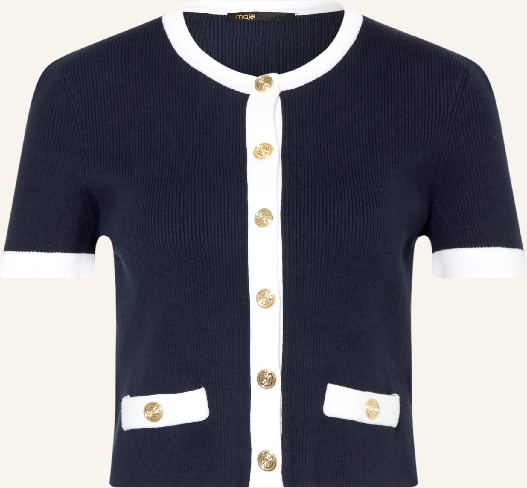 Maje Strickjacke blau