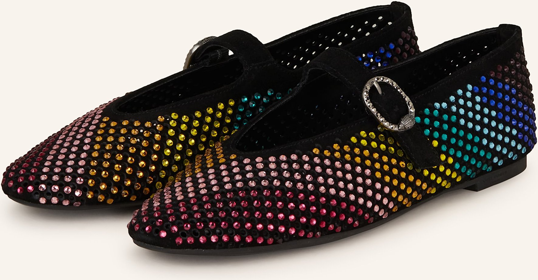 Kurt Geiger Ballerinas Mayfair Mit Schmucksteinen schwarz