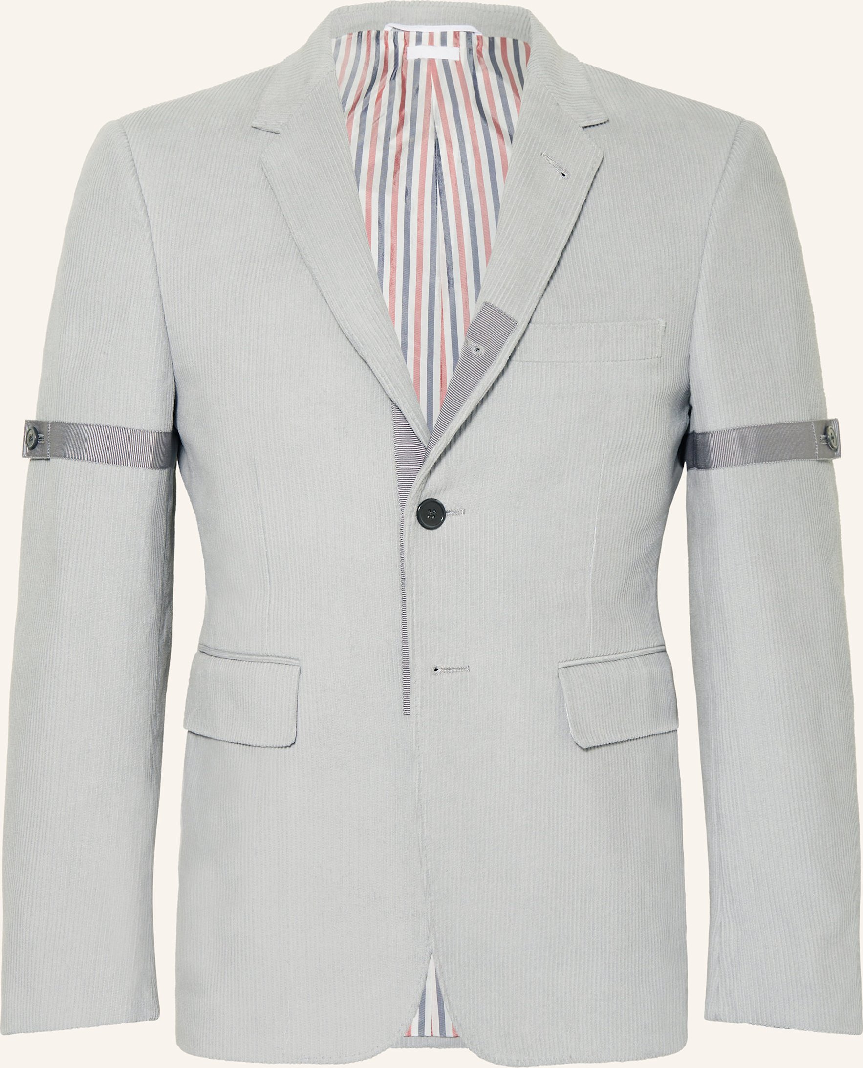 Thumbnail - Thom Browne. Anzugsakko Extra Slim Fit Aus Cord grau