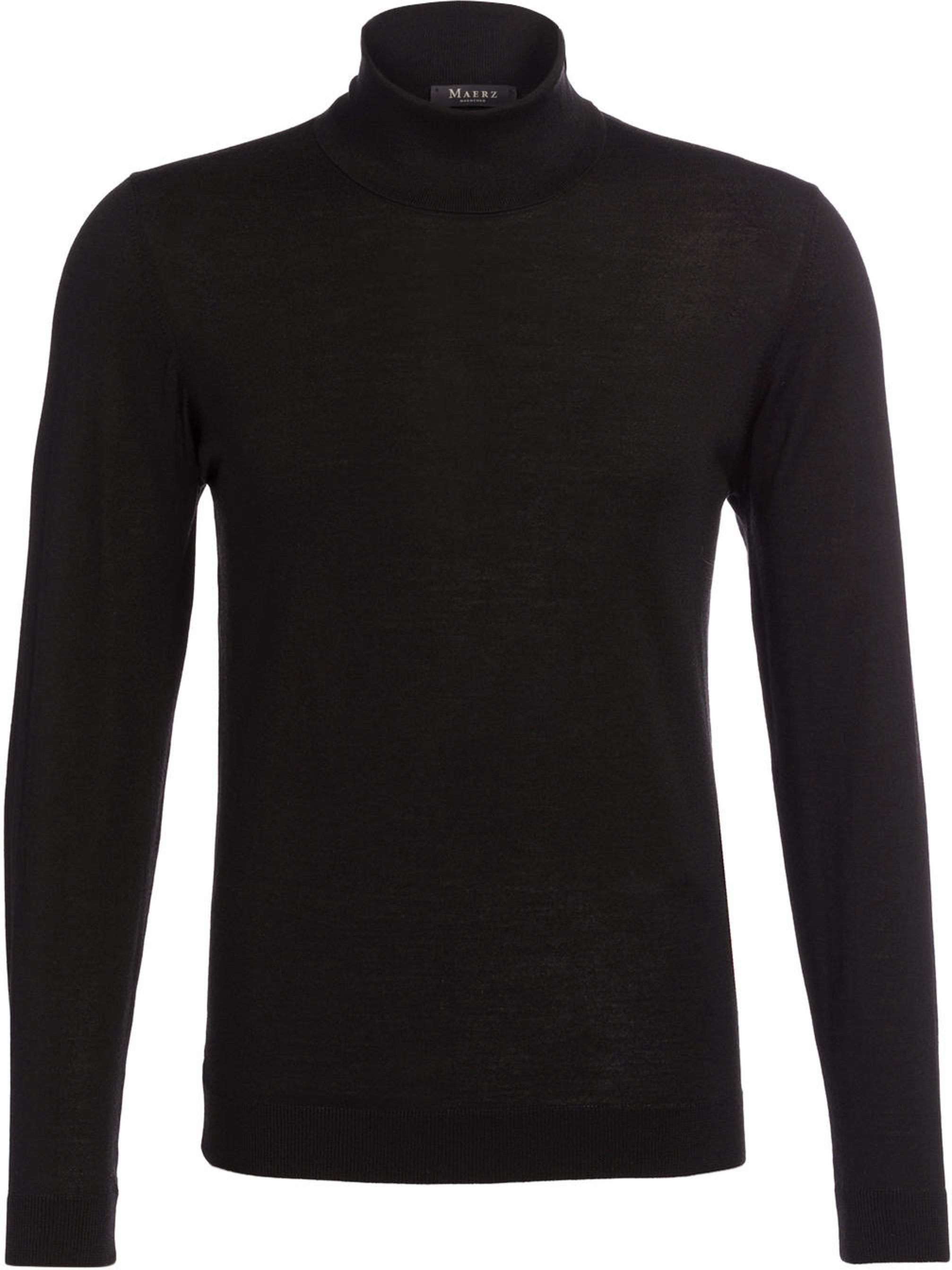 Maerz Muenchen Rollkragenpullover schwarz