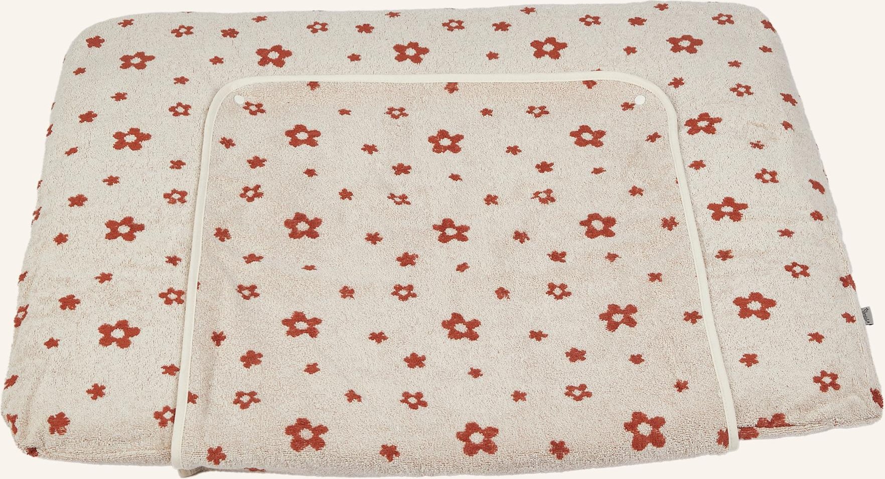 Sterntaler Wickelauflagenbezug Bauernhof weiss