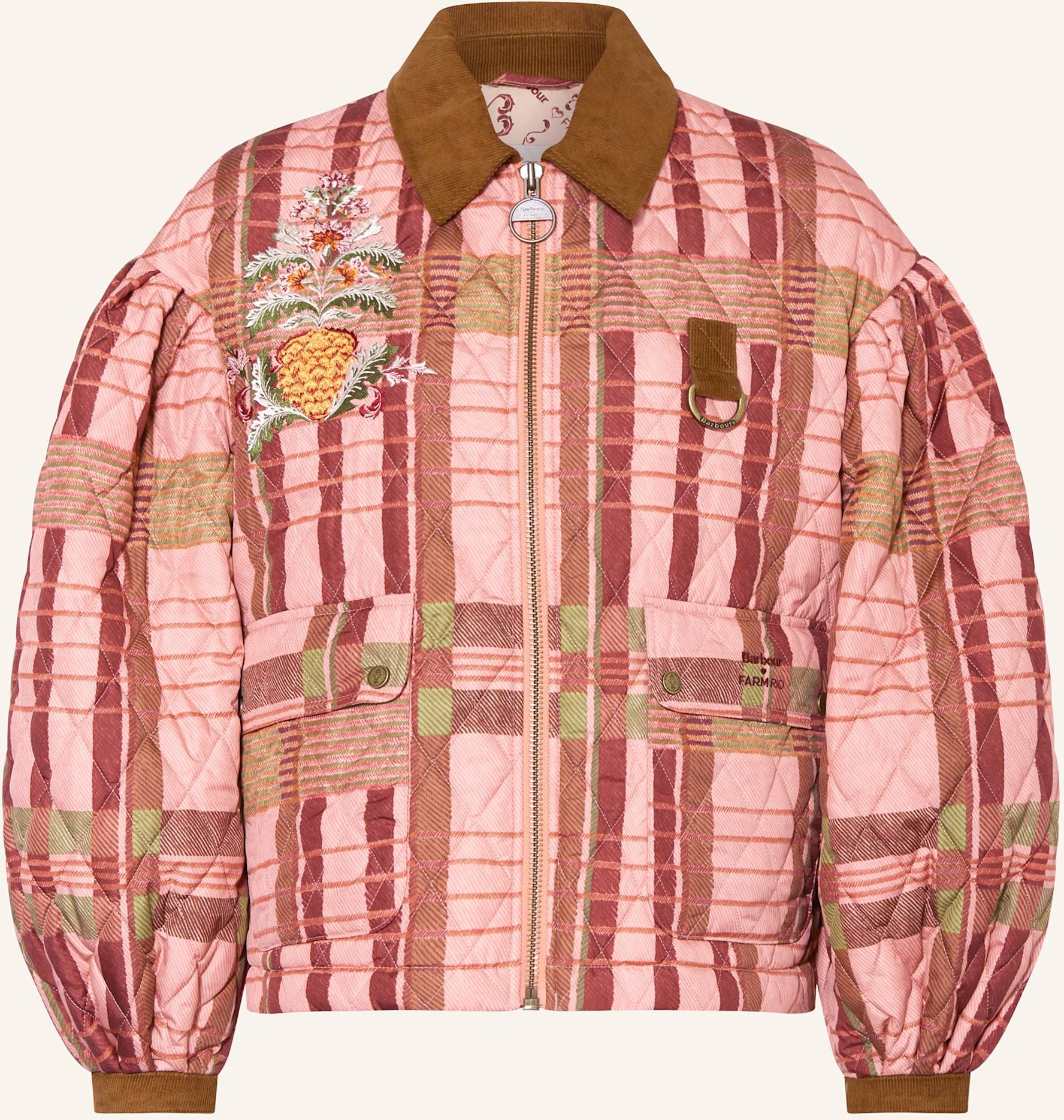 Barbour Steppblouson Ana-Clara rosa