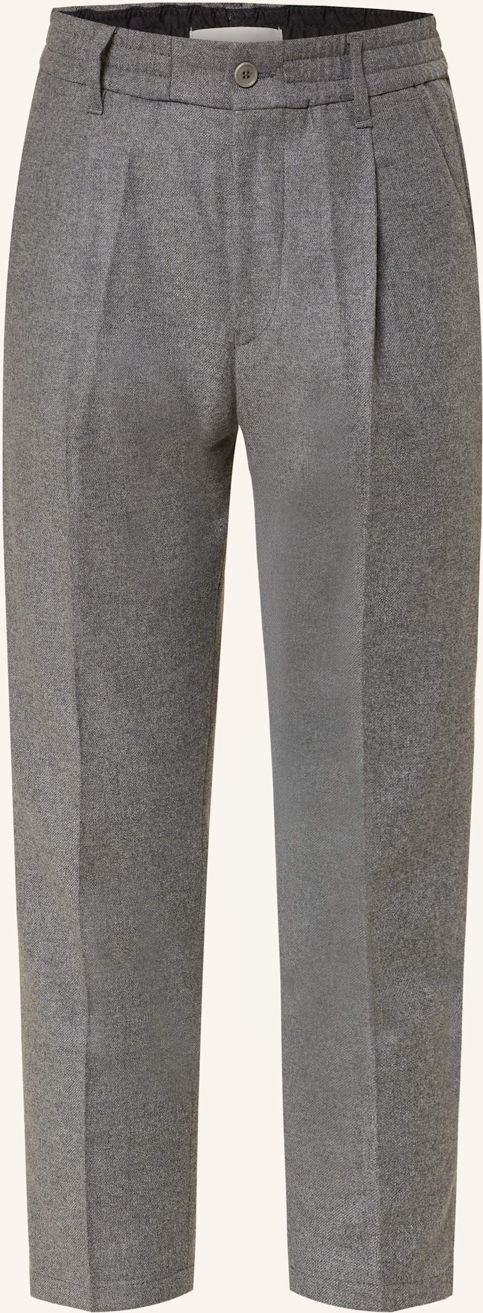 Thumbnail - Drykorn Anzughose Chasy Regular Fit Aus Flanell grau