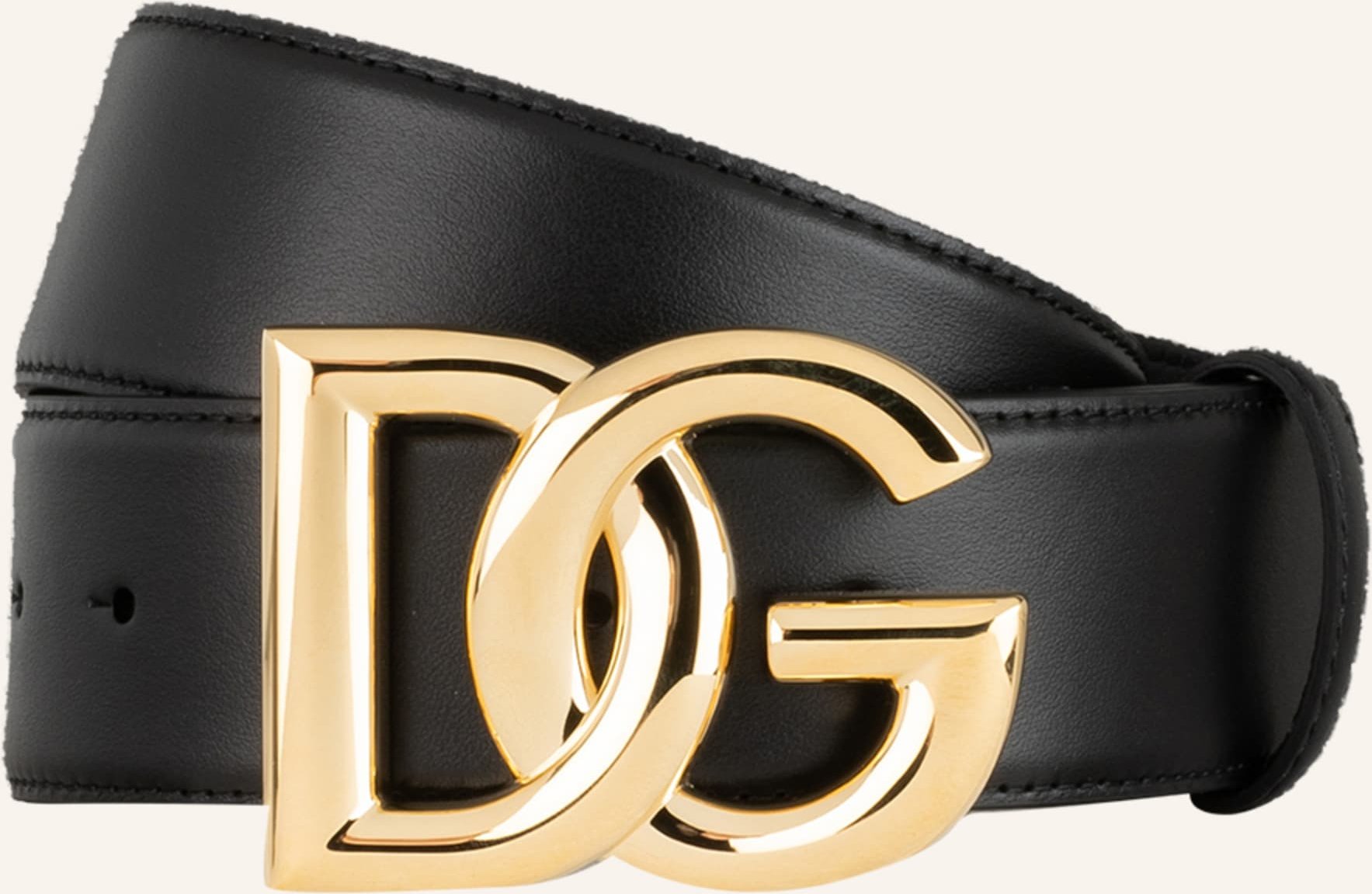 Dolce & Gabbana Ledergürtel schwarz