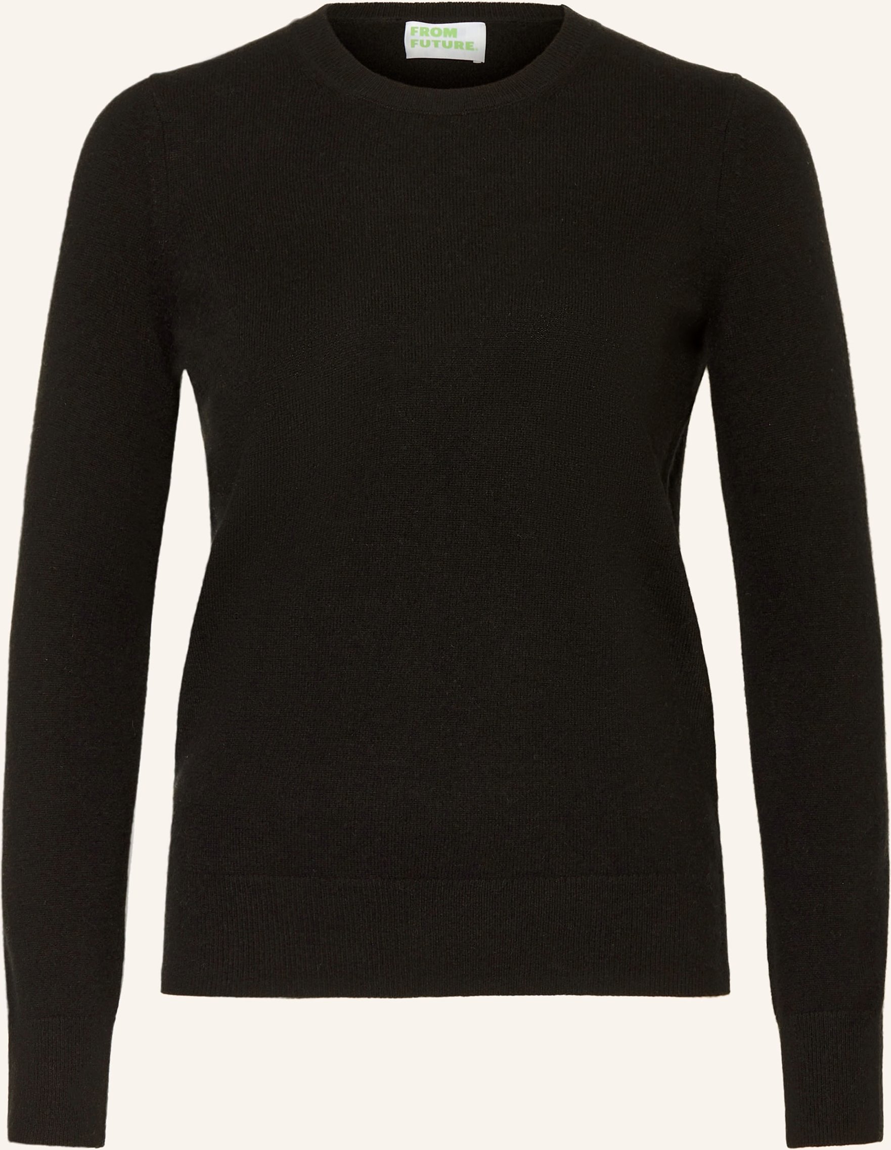 From Future Cashmere-Pullover schwarz