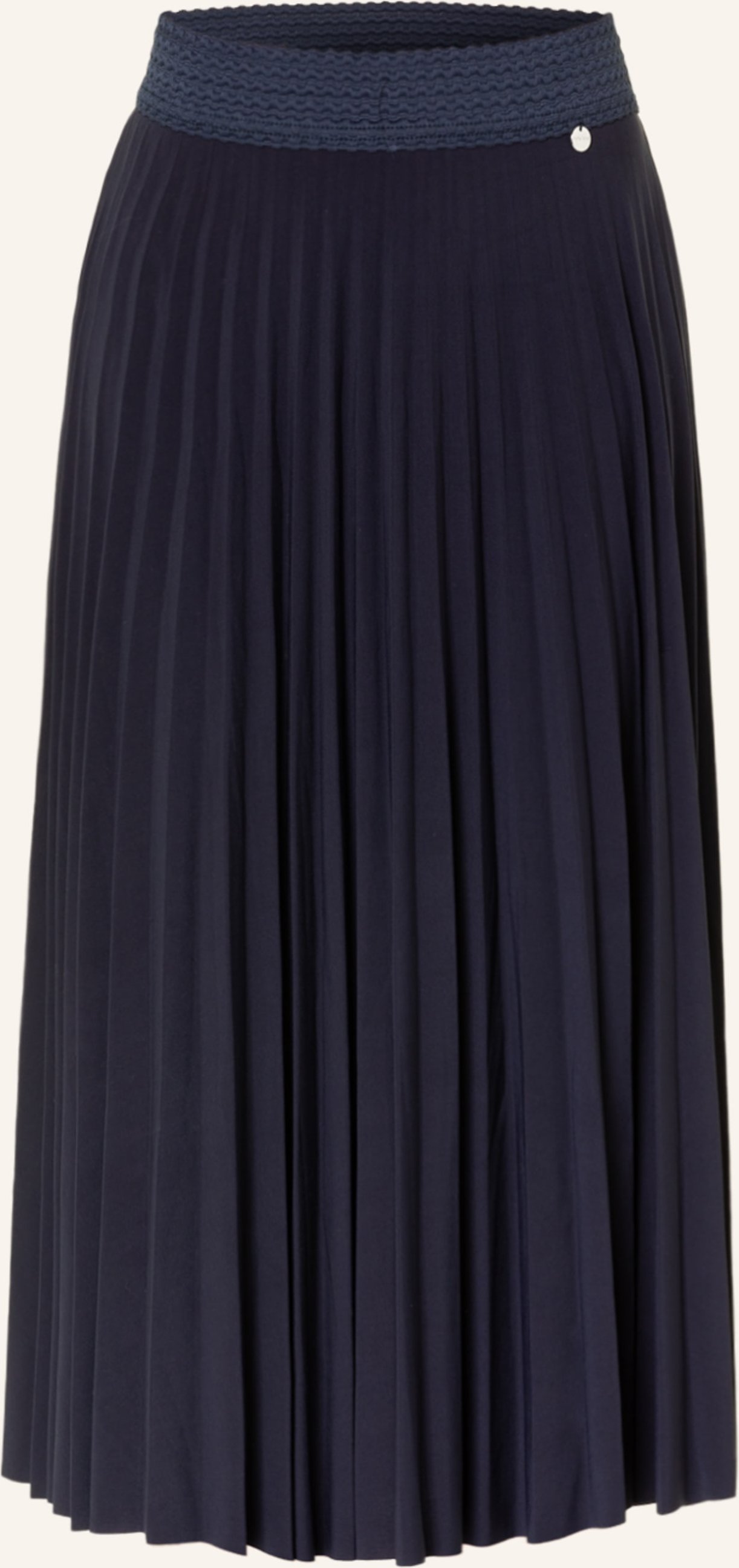 Rich & Royal Plisseerock blau