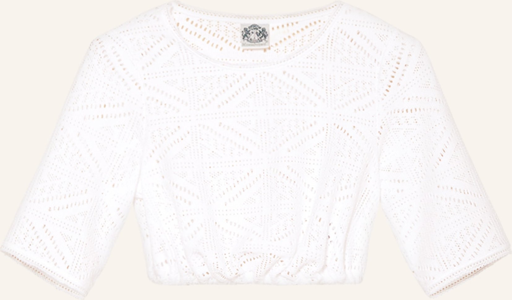 Hammerschmid Dirndlbluse Bettina Aus Spitze weiss