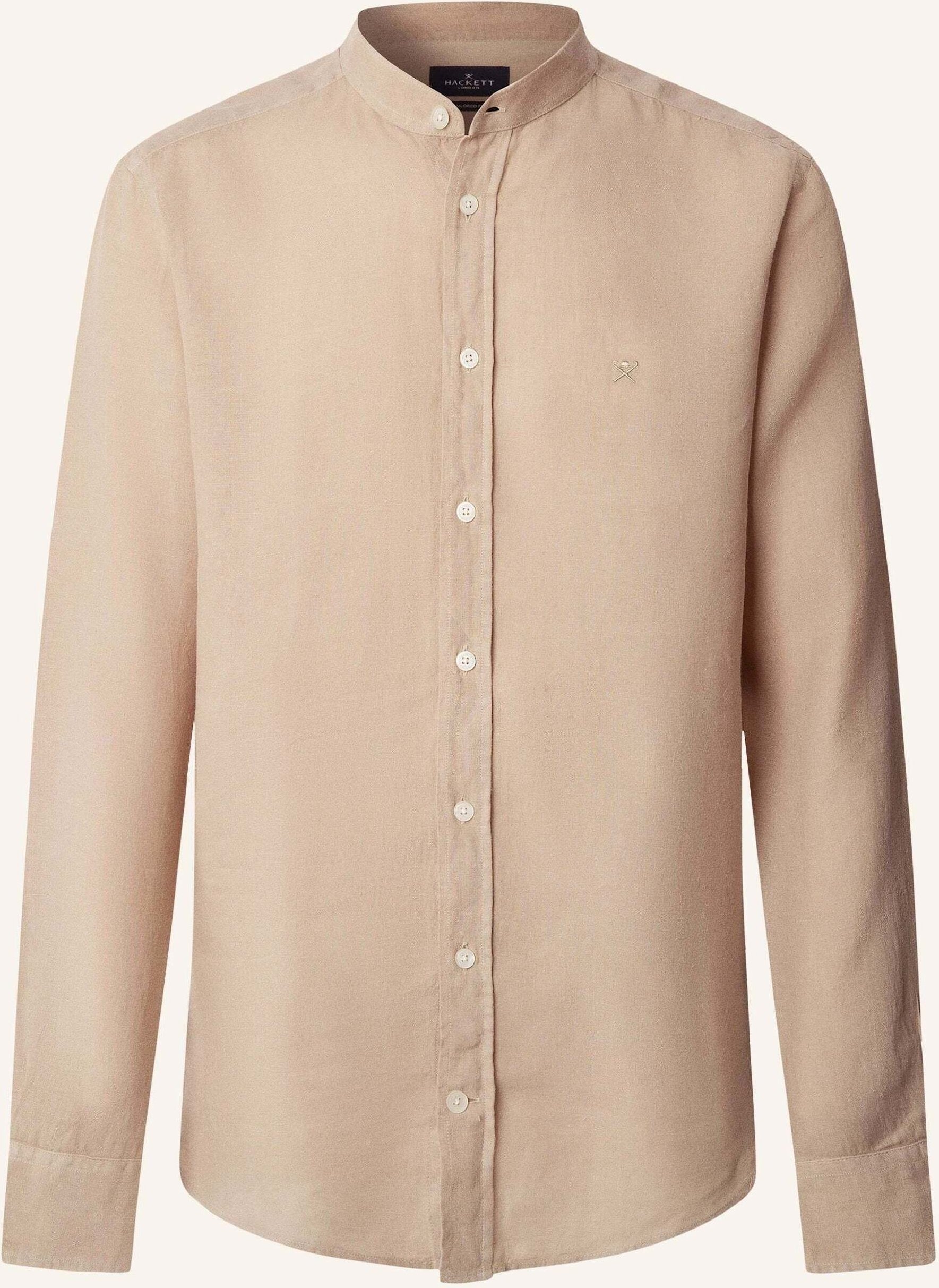 Hackett London Freizeithemd Ess Gmd Linen Porter braun