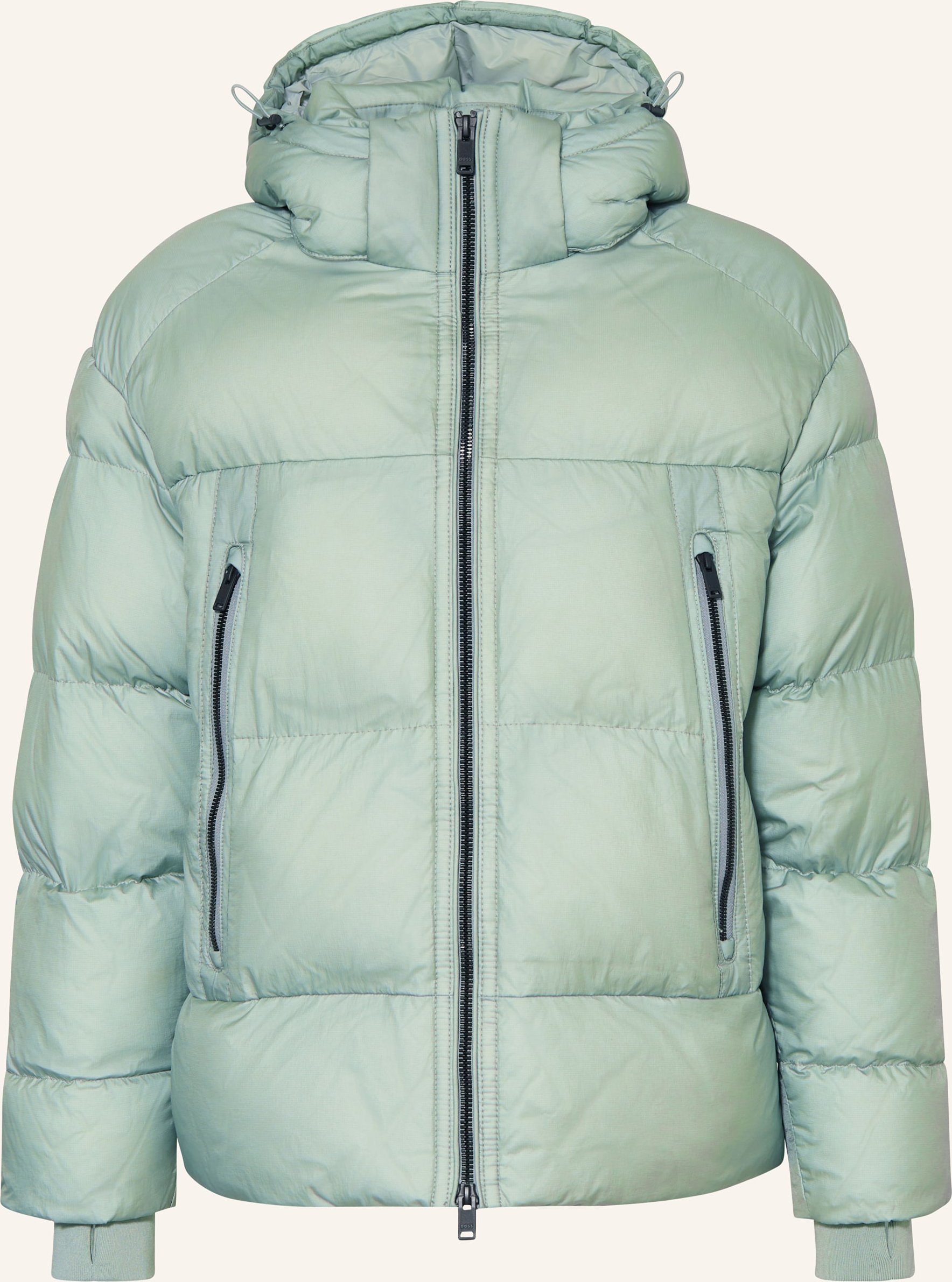 Boss Steppjacke Orbok Mit Abnehmbarer Kapuze gruen