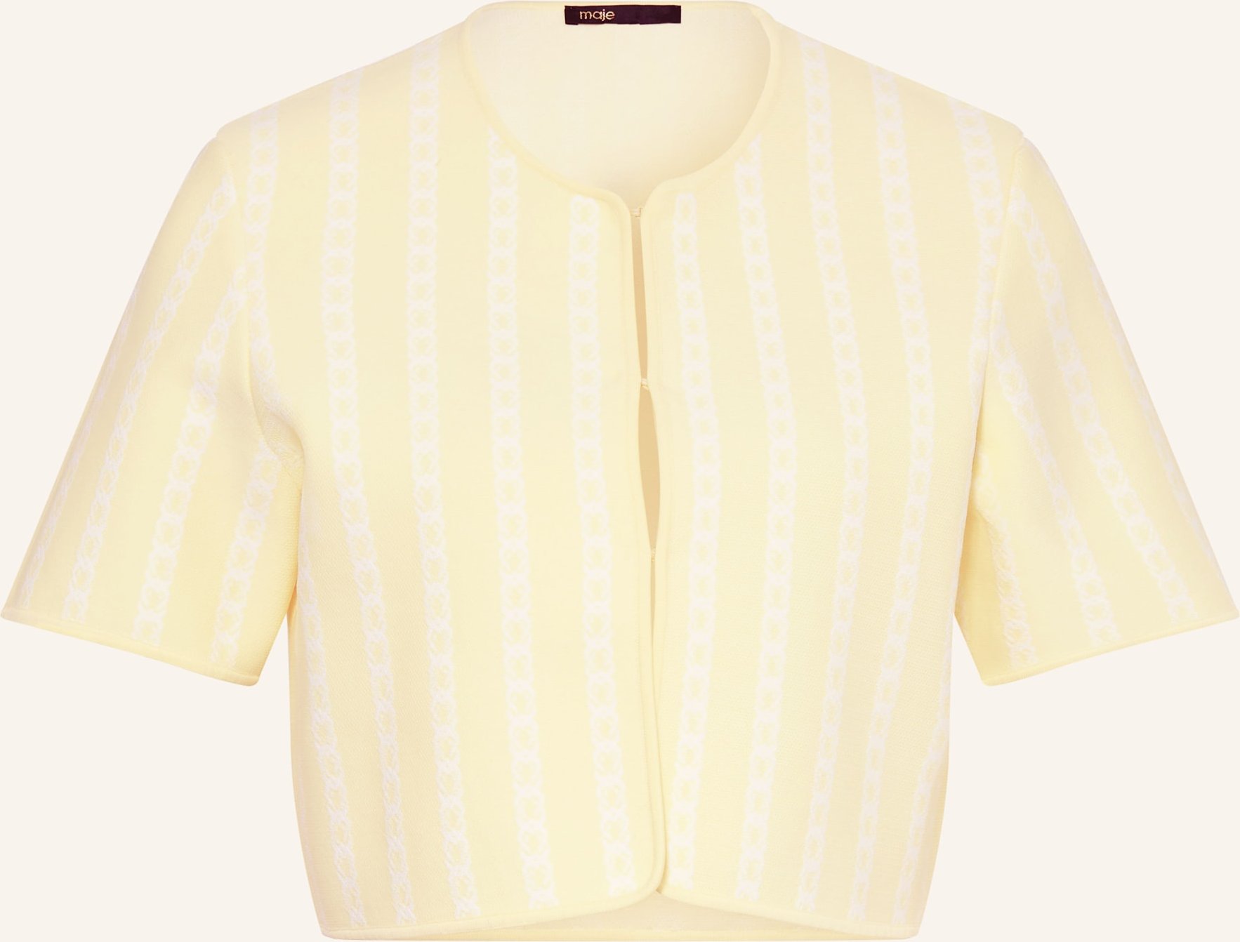 Maje Strickjacke gelb