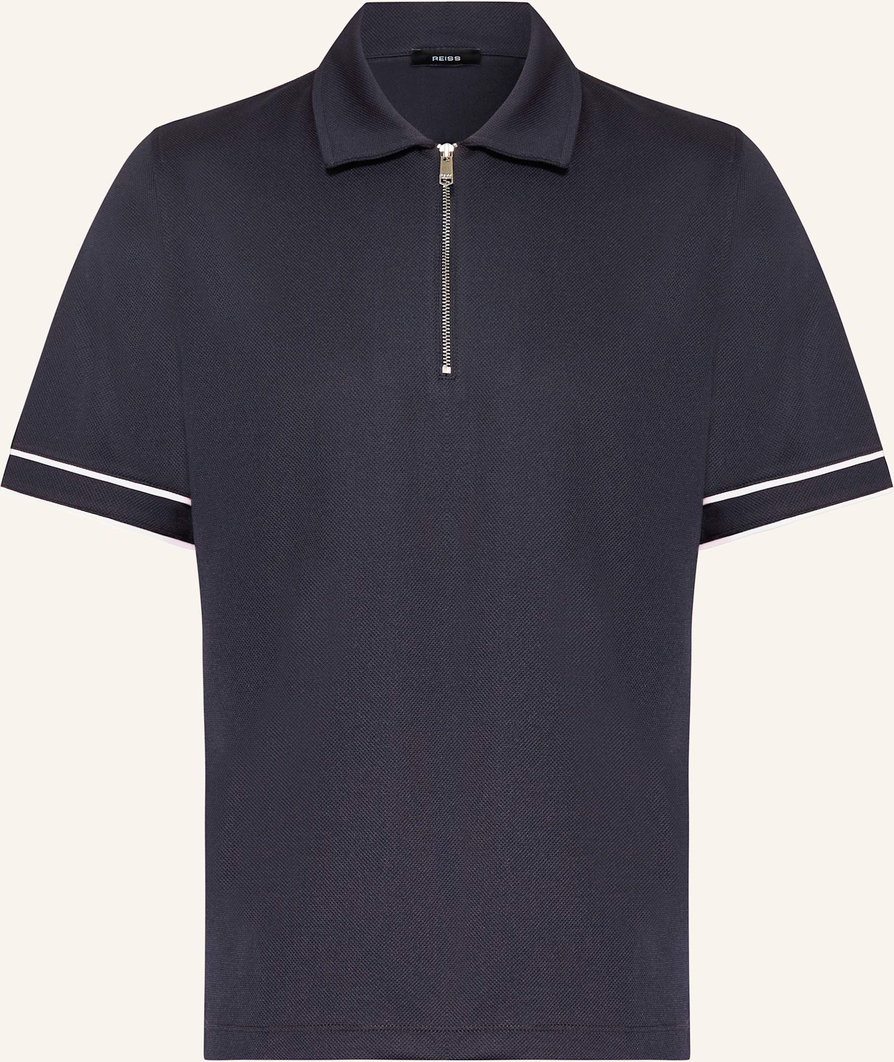 Reiss Piqué-Poloshirt Zain blau