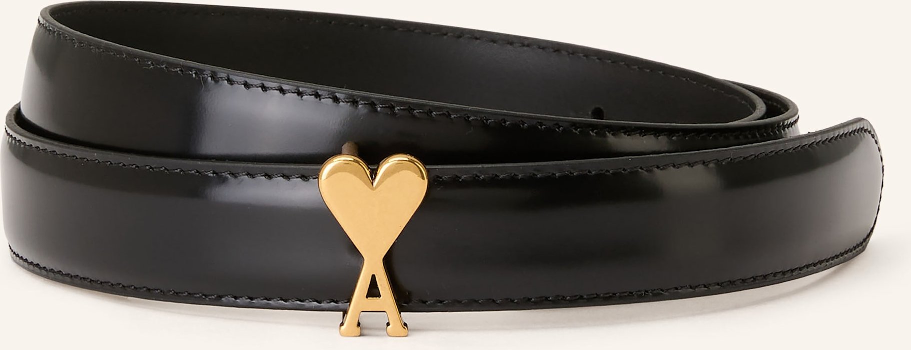 Ami Paris Ledergürtel schwarz