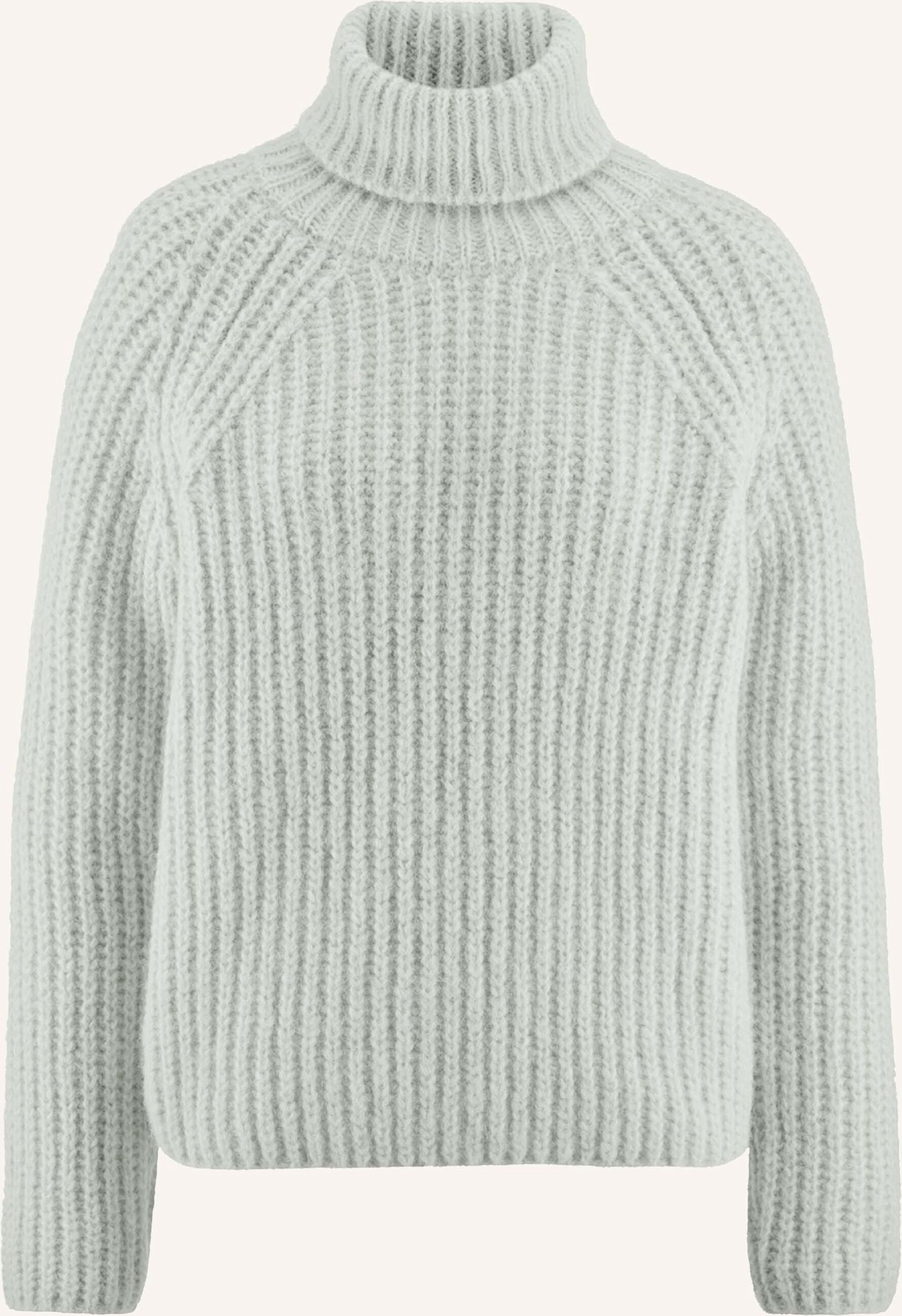 Hessnatur Strick Rollkragenpullover blau