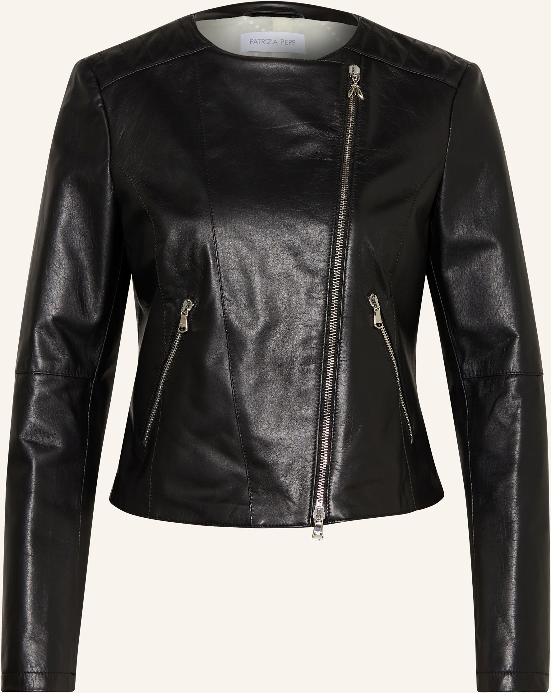 Patrizia Pepe Lederjacke schwarz