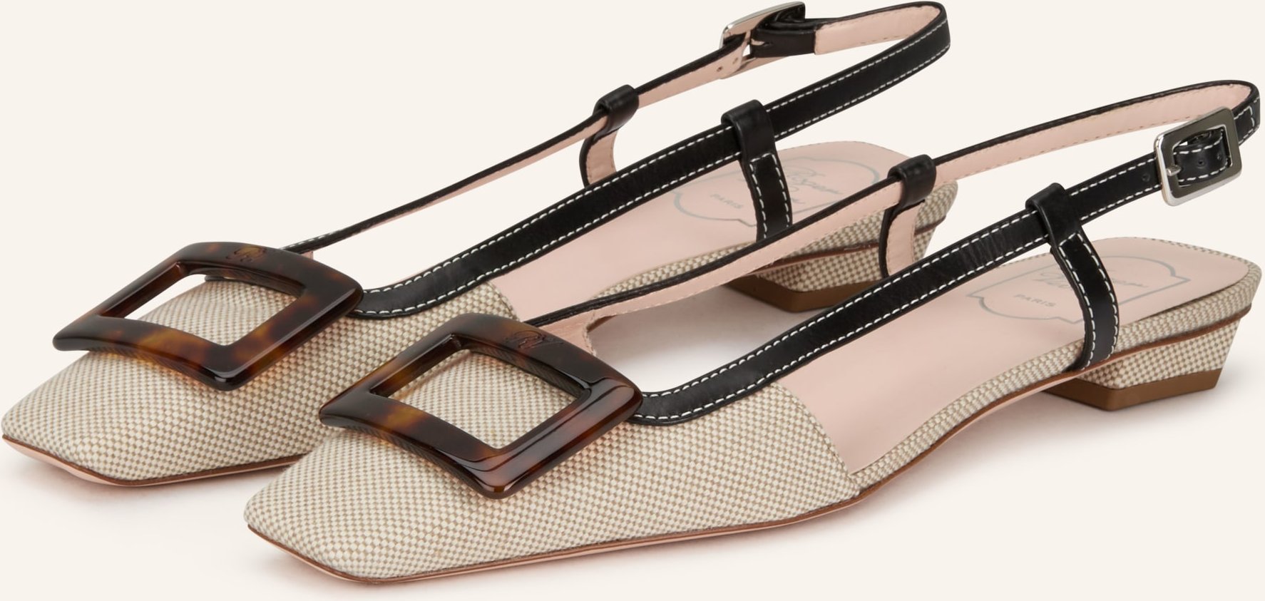 Roger Vivier Slingballerinas Belle Vivier beige