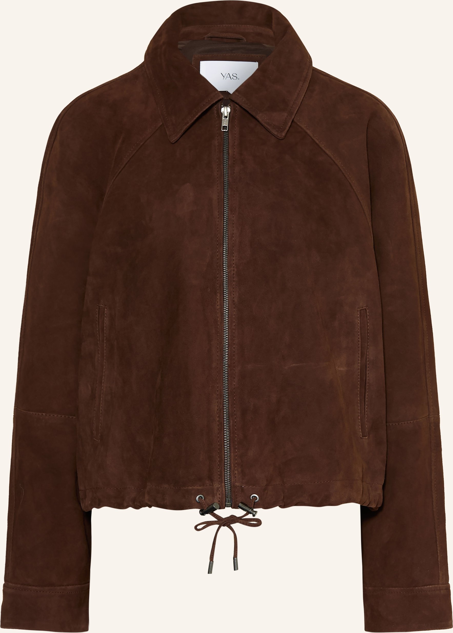 Y.A.S. Lederjacke braun