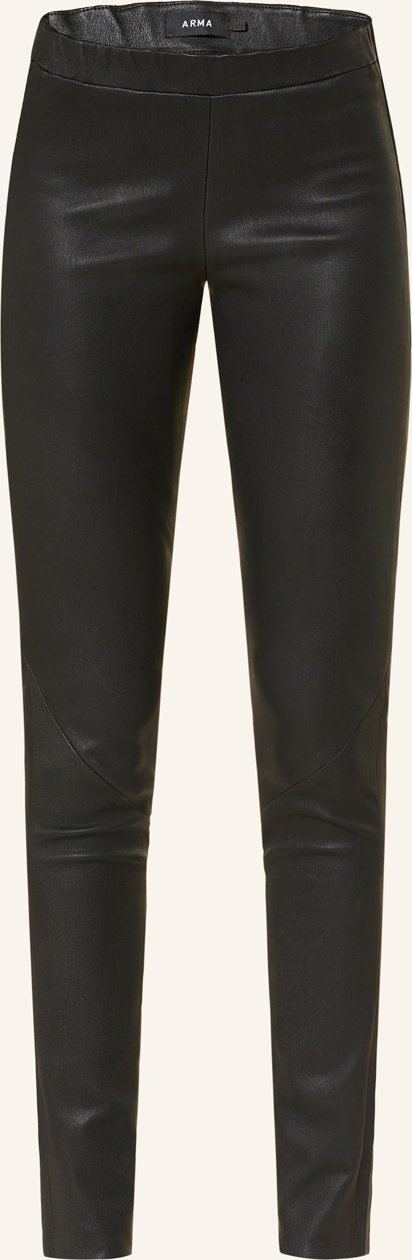 Arma Lederleggings Roche schwarz
